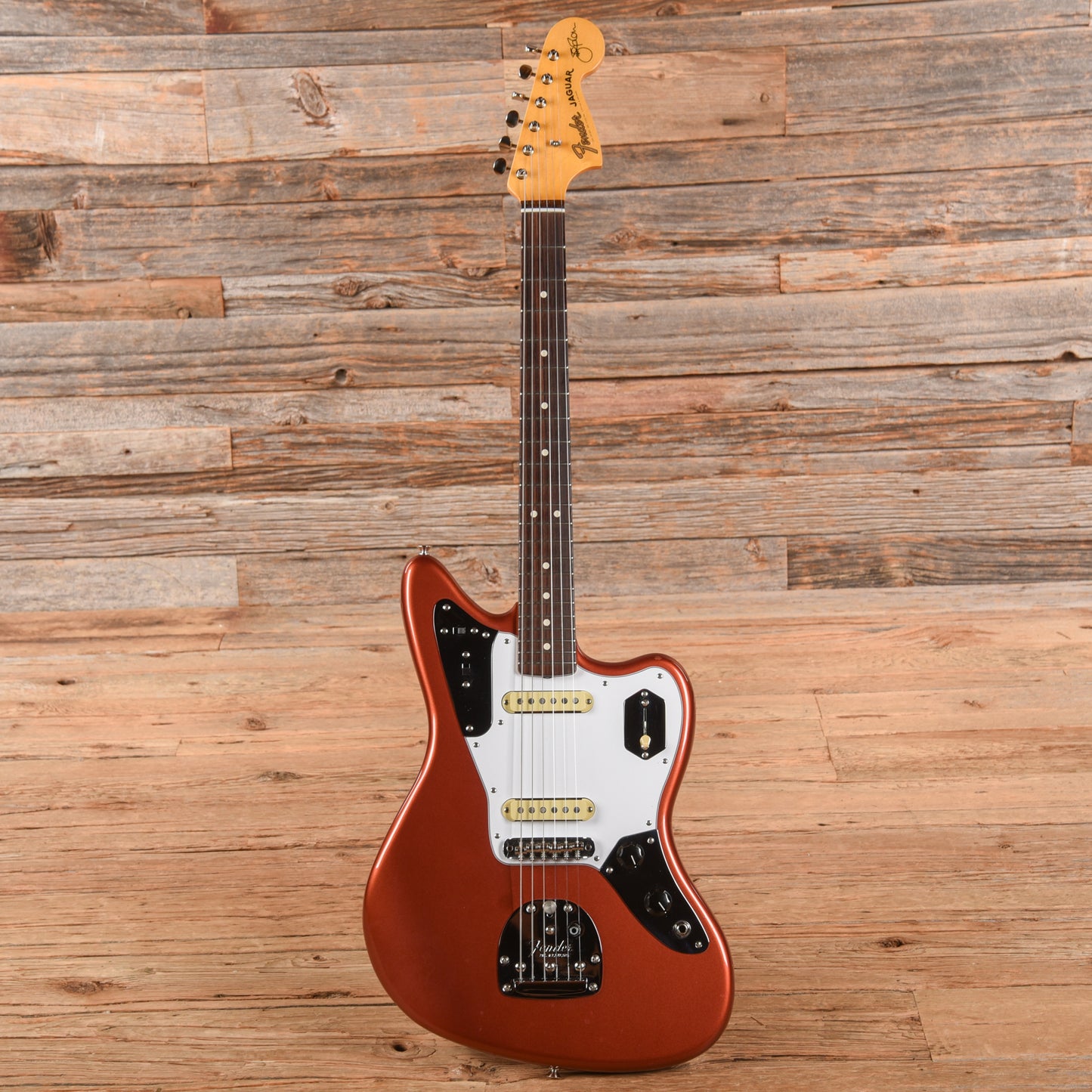 Fender Johnny Marr Signautre Jaguar Knock Out Orange 2023 Electric Guitars / Solid Body