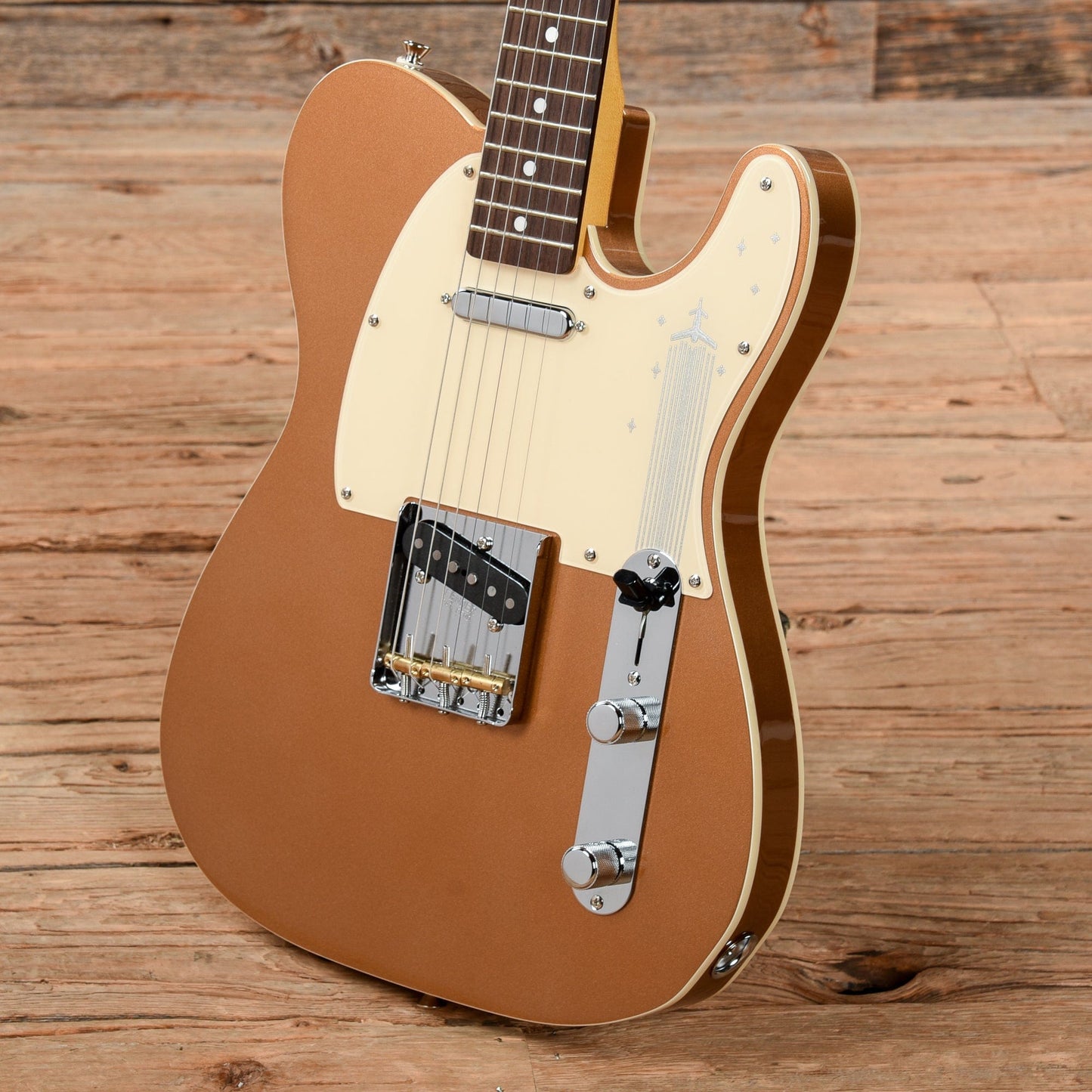 Fender JV Mod 60s Custom Telecaster Gold 2022 Electric Guitars / Solid Body