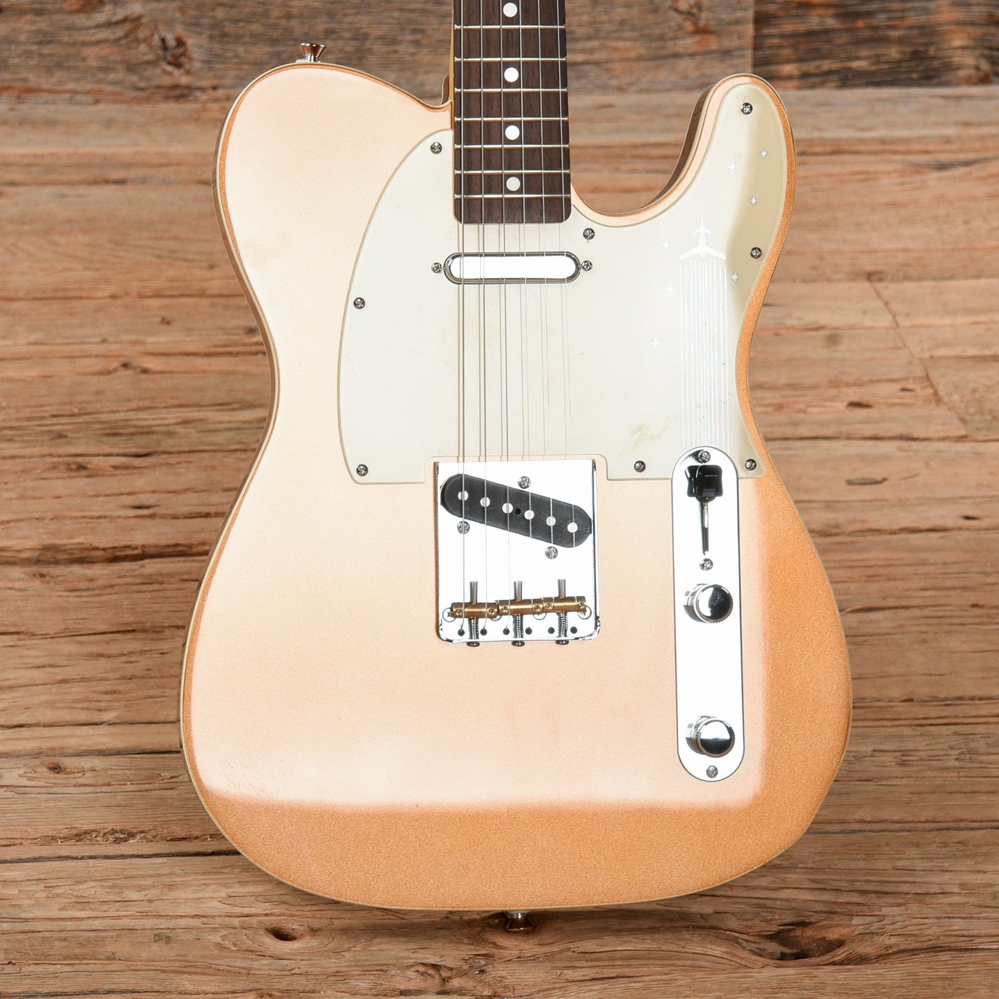 Fender JV Mod 60s Custom Telecaster Gold 2022 Electric Guitars / Solid Body