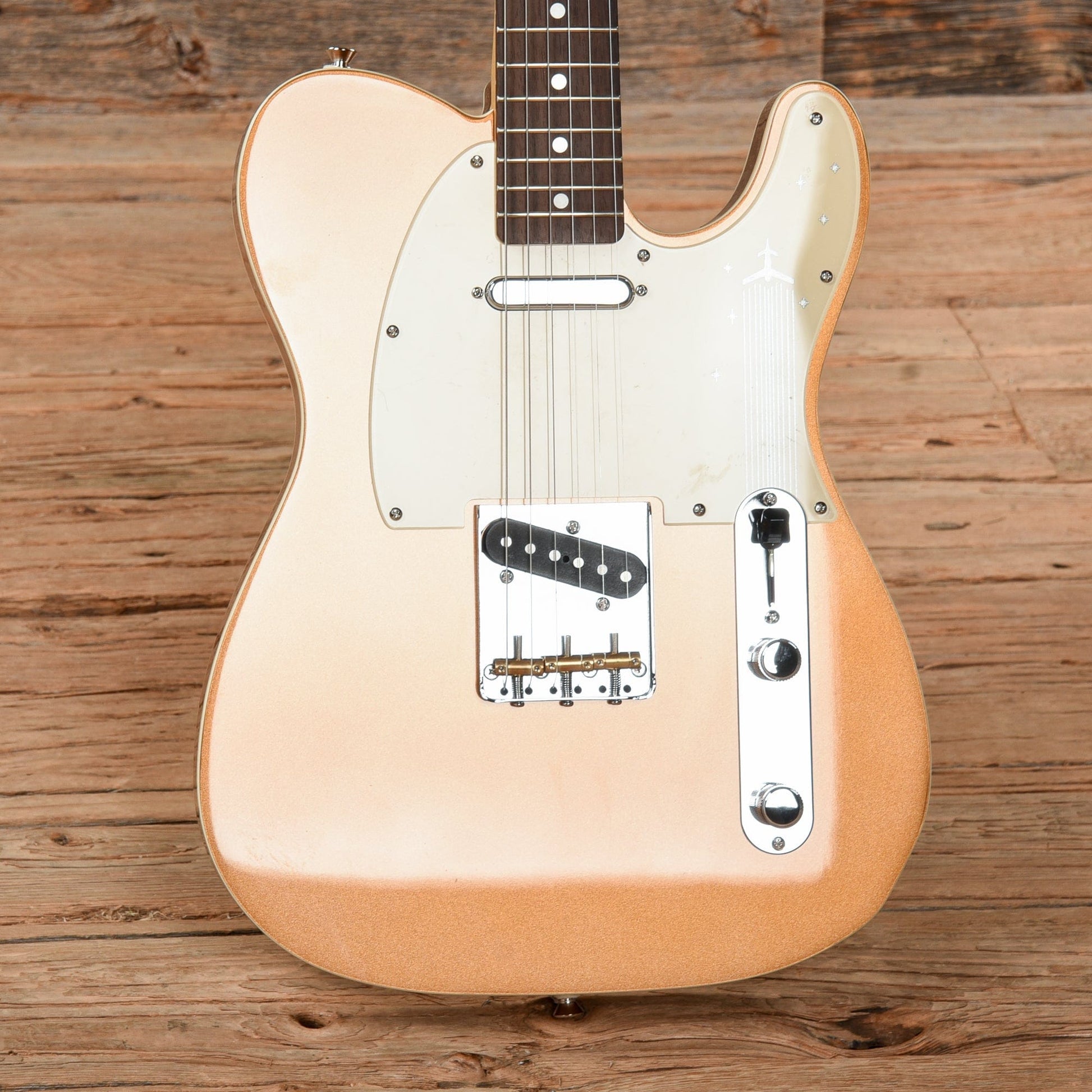 Fender JV Mod 60s Custom Telecaster Gold 2022 Electric Guitars / Solid Body