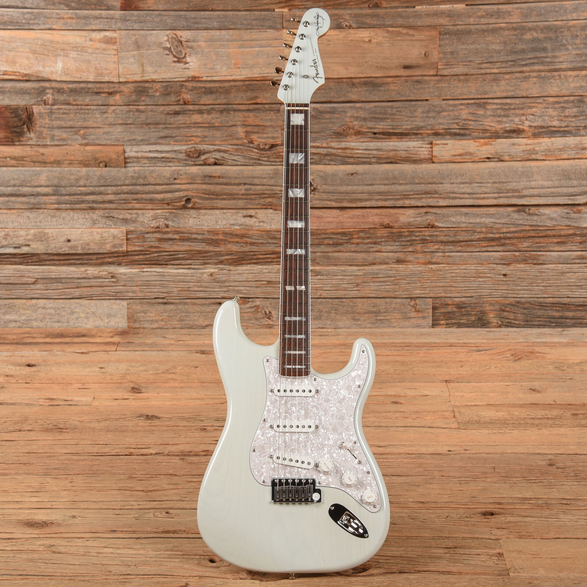 Fender Kenny Wayne Shepherd White 2024 Electric Guitars / Solid Body