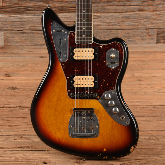 Fender Kurt Cobain Road Worn Jaguar Sunburst 2012 Electric Guitars / Solid Body