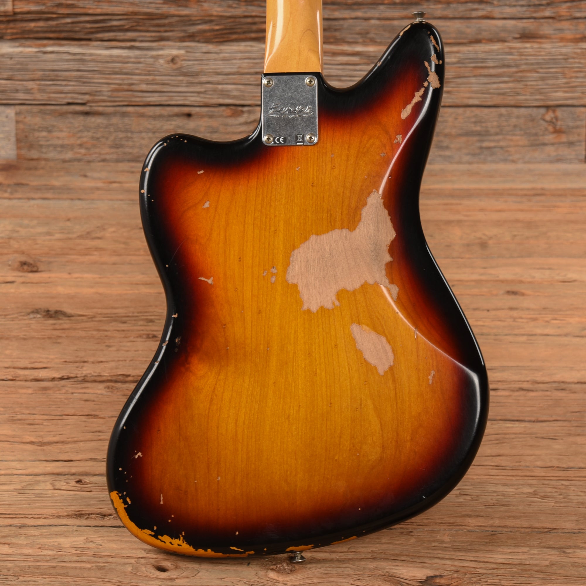 Fender Kurt Cobain Road Worn Jaguar Sunburst 2012 Electric Guitars / Solid Body