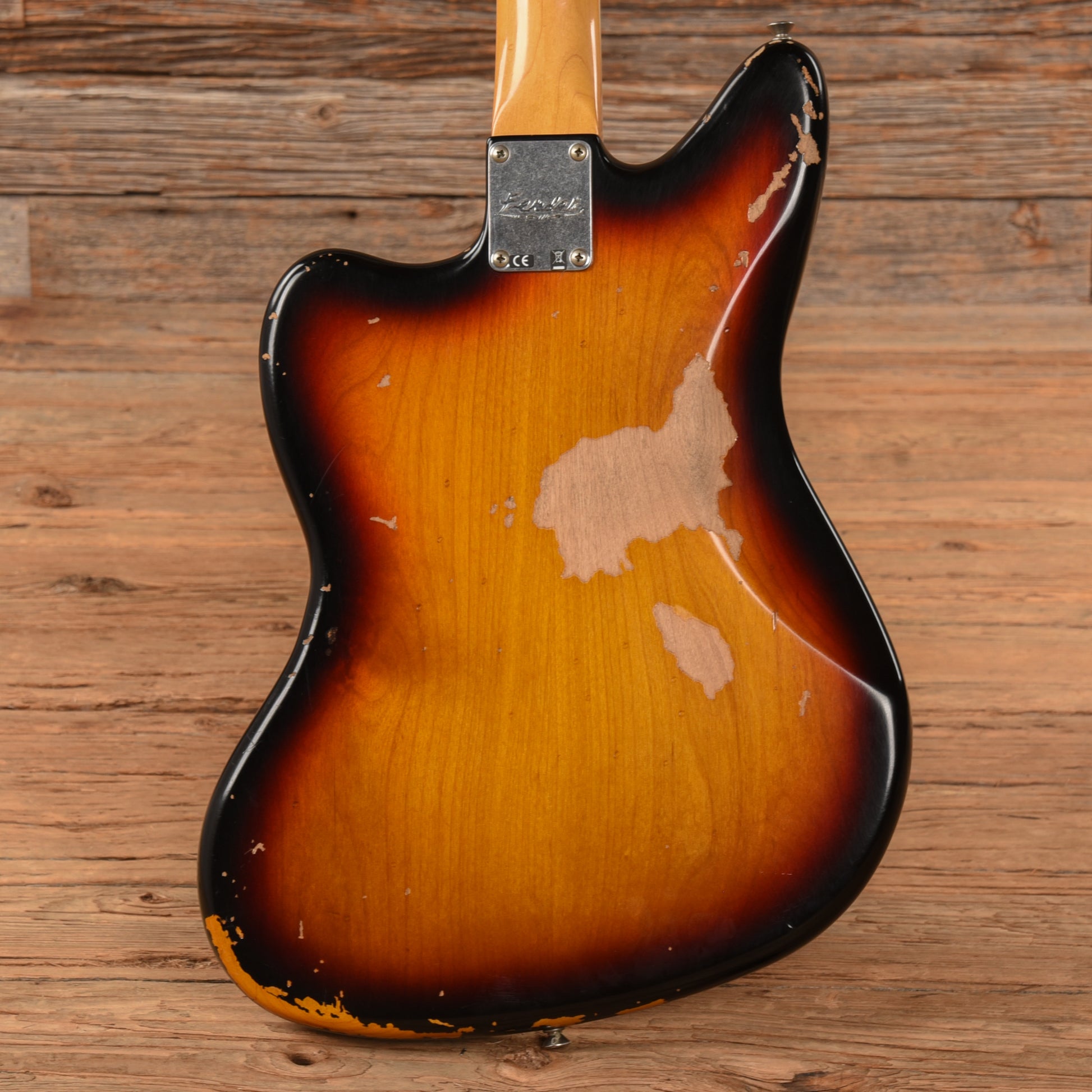 Fender Kurt Cobain Road Worn Jaguar Sunburst 2012 Electric Guitars / Solid Body