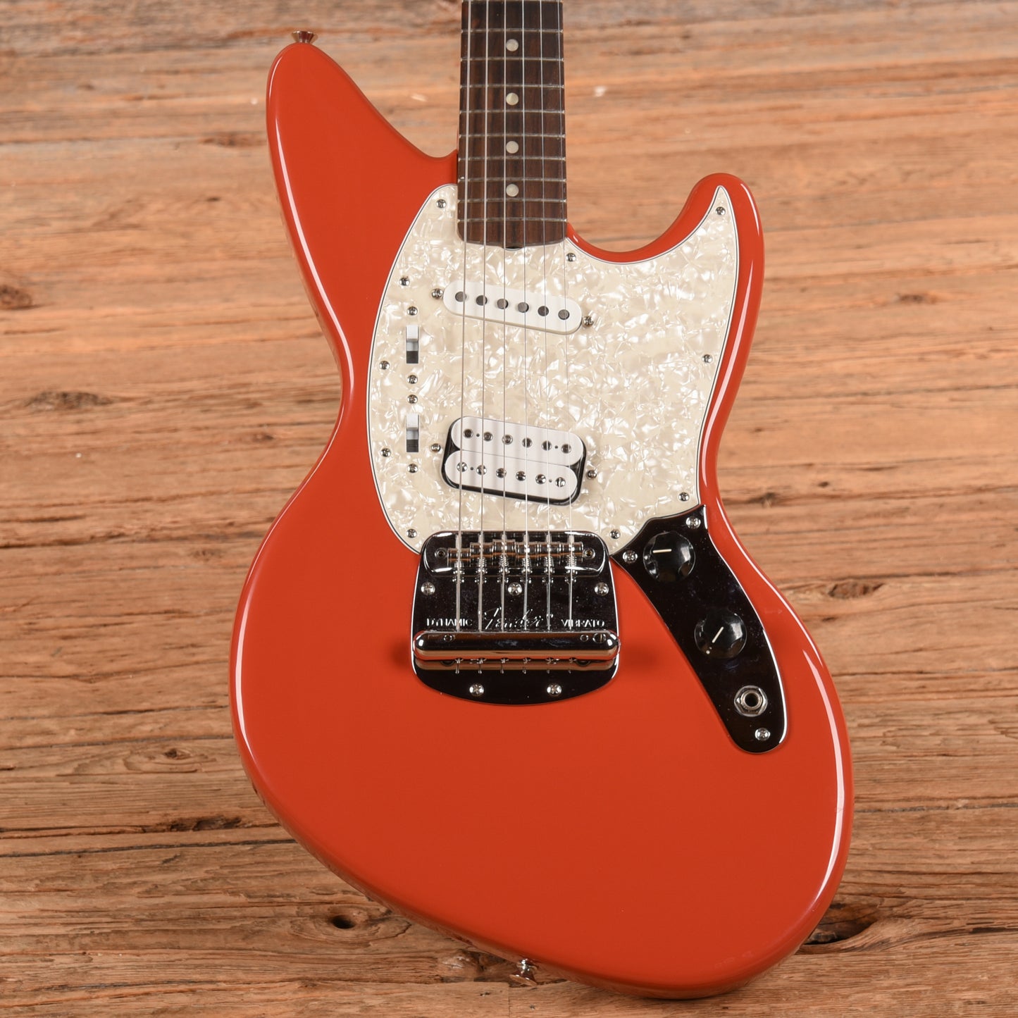 Fender Kurt Cobain Signature Jag-Stang Fiesta Red 2021 Electric Guitars / Solid Body