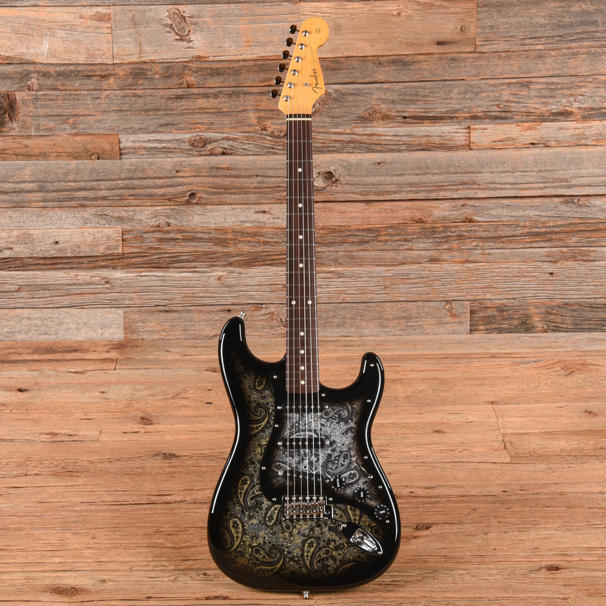 Fender Limited Black Paisley Stratocaster Black 2020 Electric Guitars / Solid Body