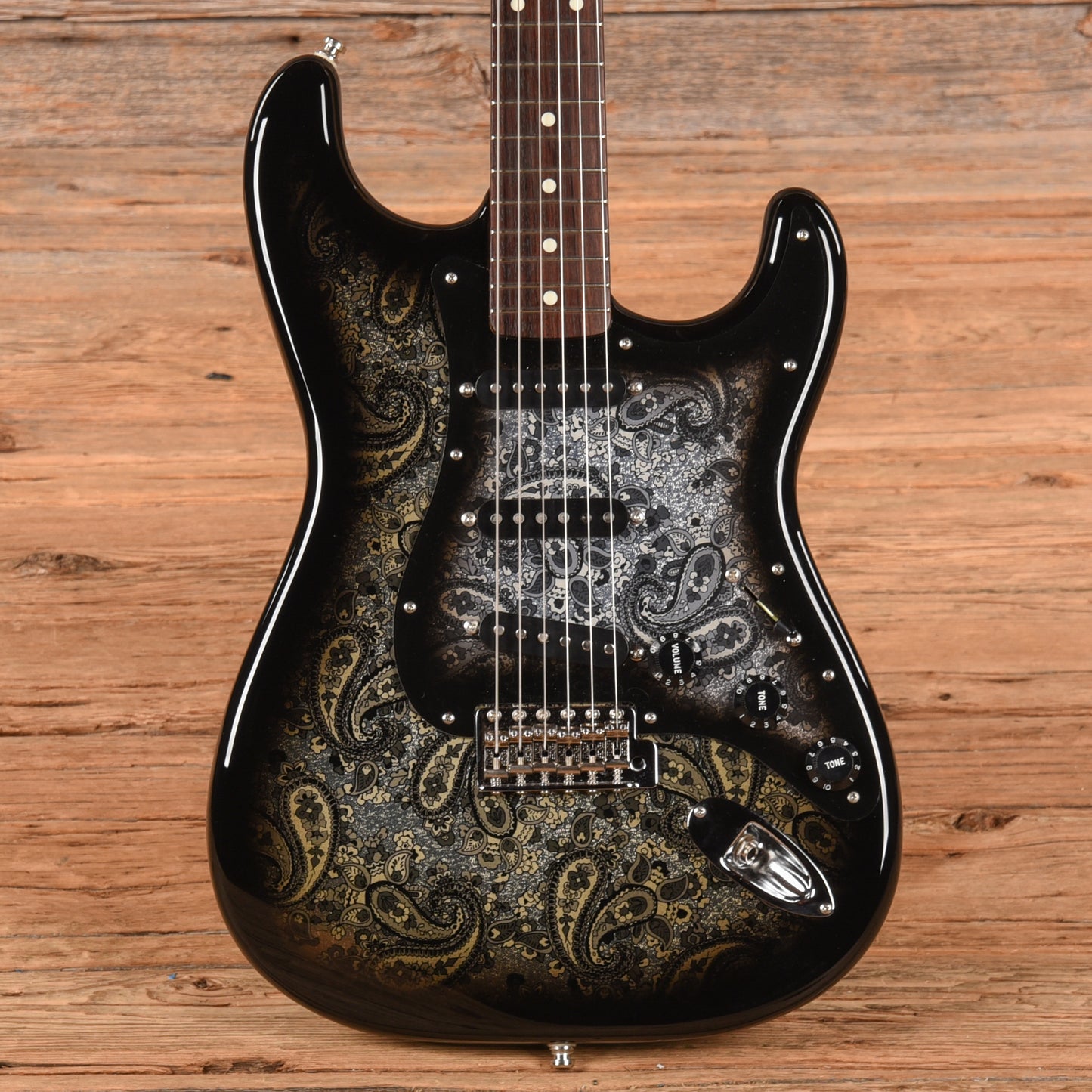 Fender Limited Black Paisley Stratocaster Black 2020 Electric Guitars / Solid Body