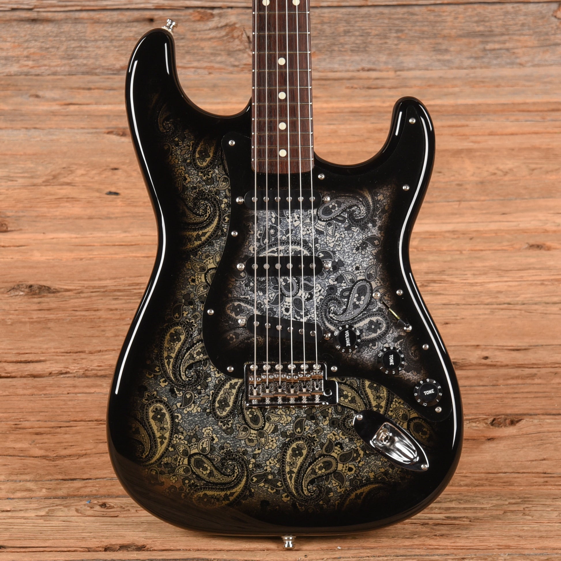 Fender Limited Black Paisley Stratocaster Black 2020 Electric Guitars / Solid Body