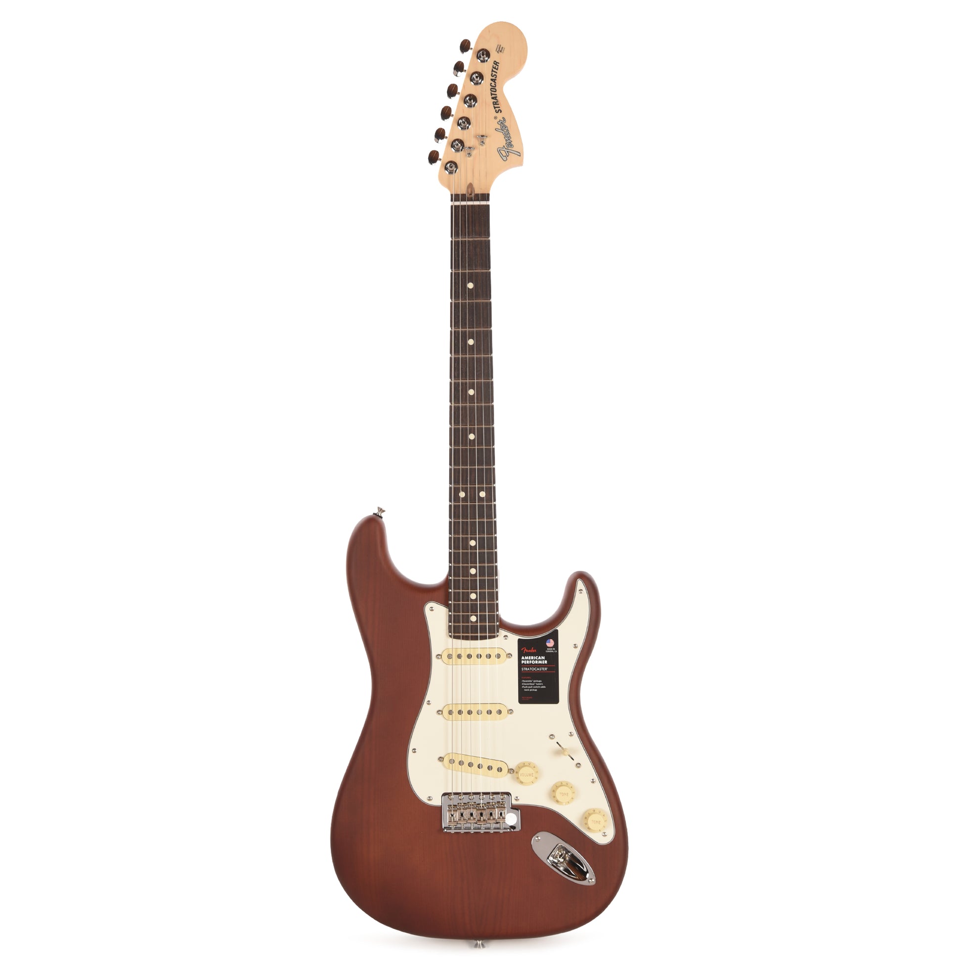 Fender Limited Edition American Performer Timber Sassafras Stratocaster Mocha Electric Guitars / Solid Body
