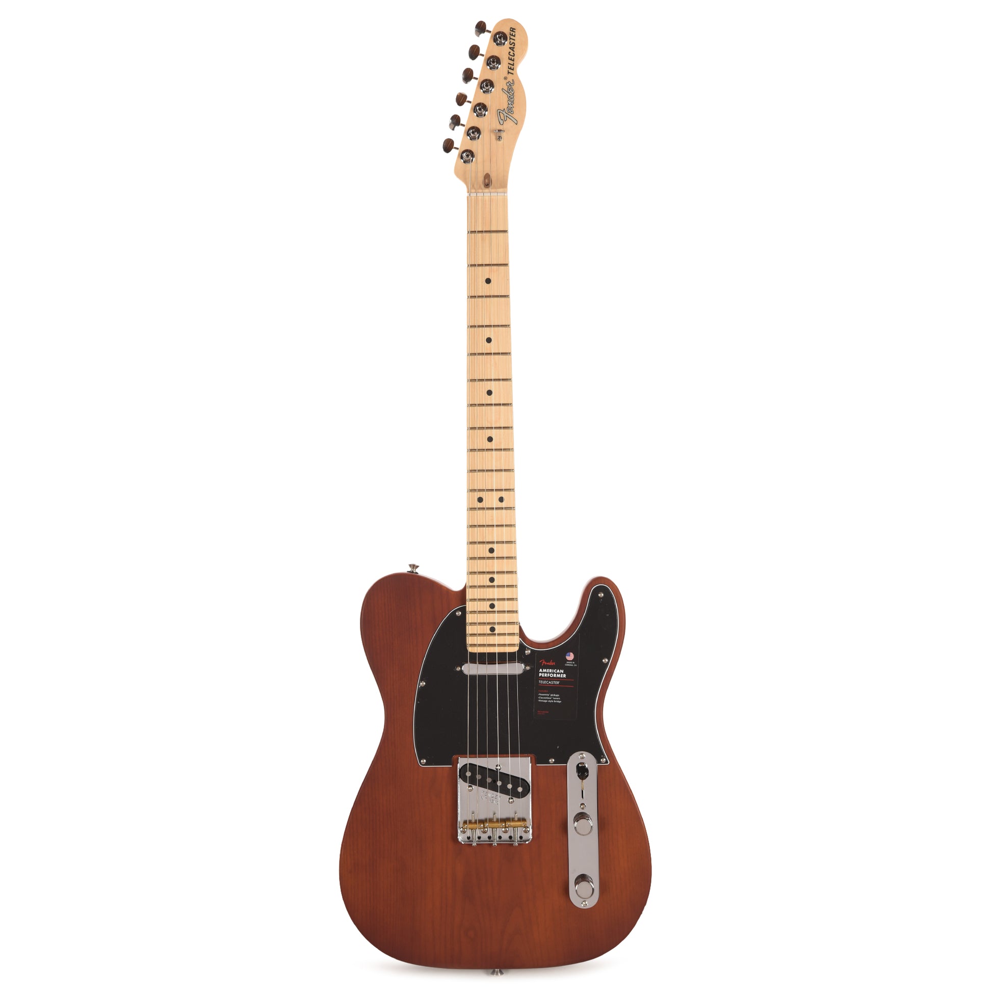 Fender Limited Edition American Performer Timber Sassafras Telecaster Mocha Electric Guitars / Solid Body