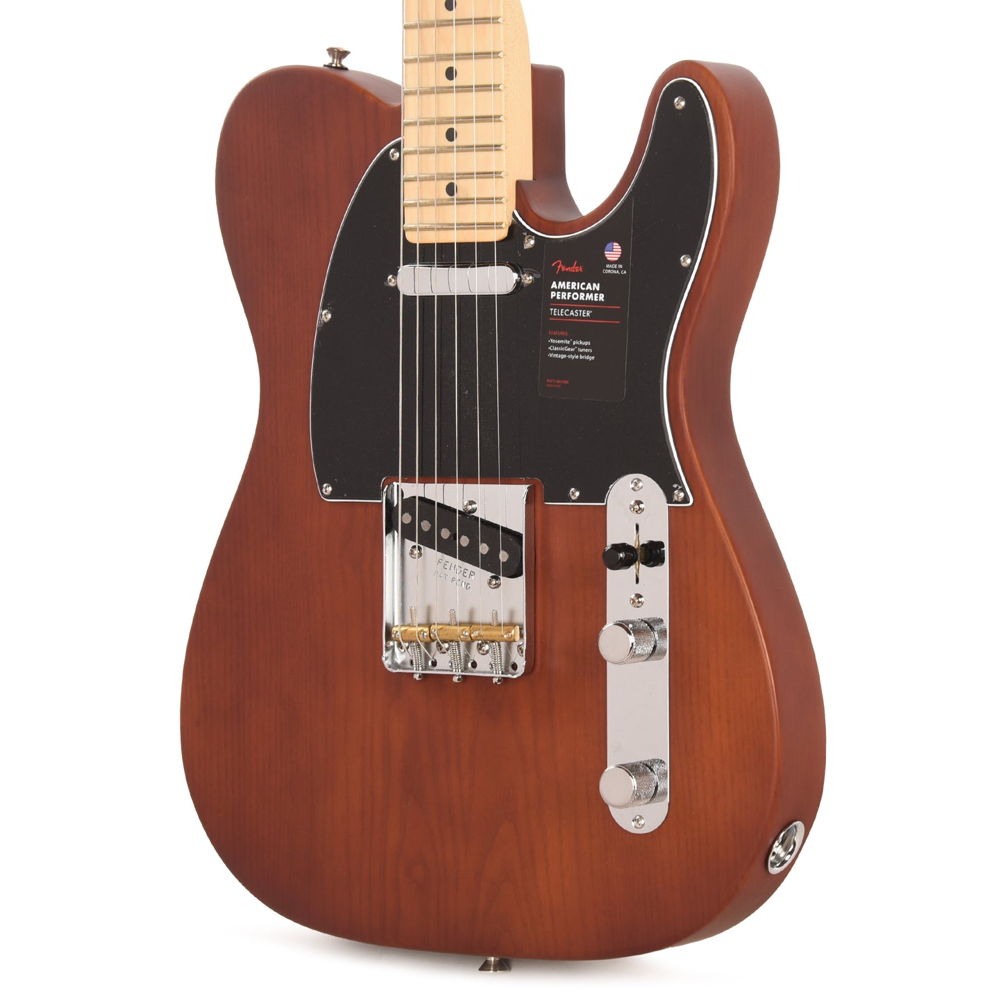 Fender Limited Edition American Performer Timber Sassafras Telecaster Mocha Electric Guitars / Solid Body