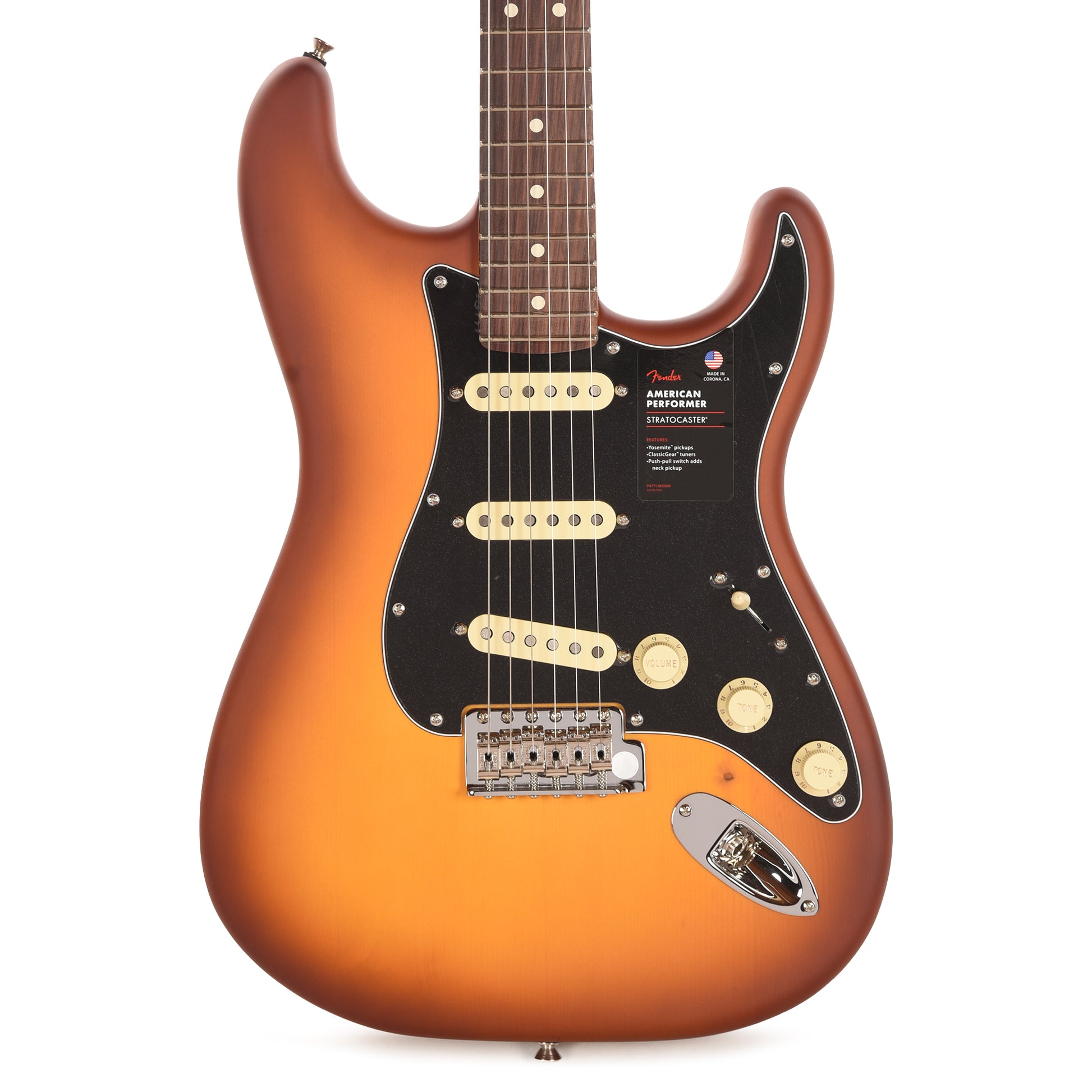 Fender Limited Edition American Performer Timber Spruce Stratocaster Honey Burst Electric Guitars / Solid Body