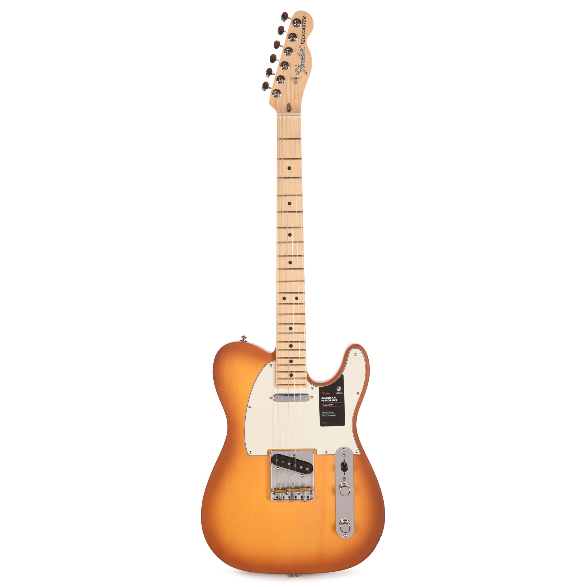 Fender Limited Edition American Performer Timber Spruce Telecaster Honey Burst Electric Guitars / Solid Body