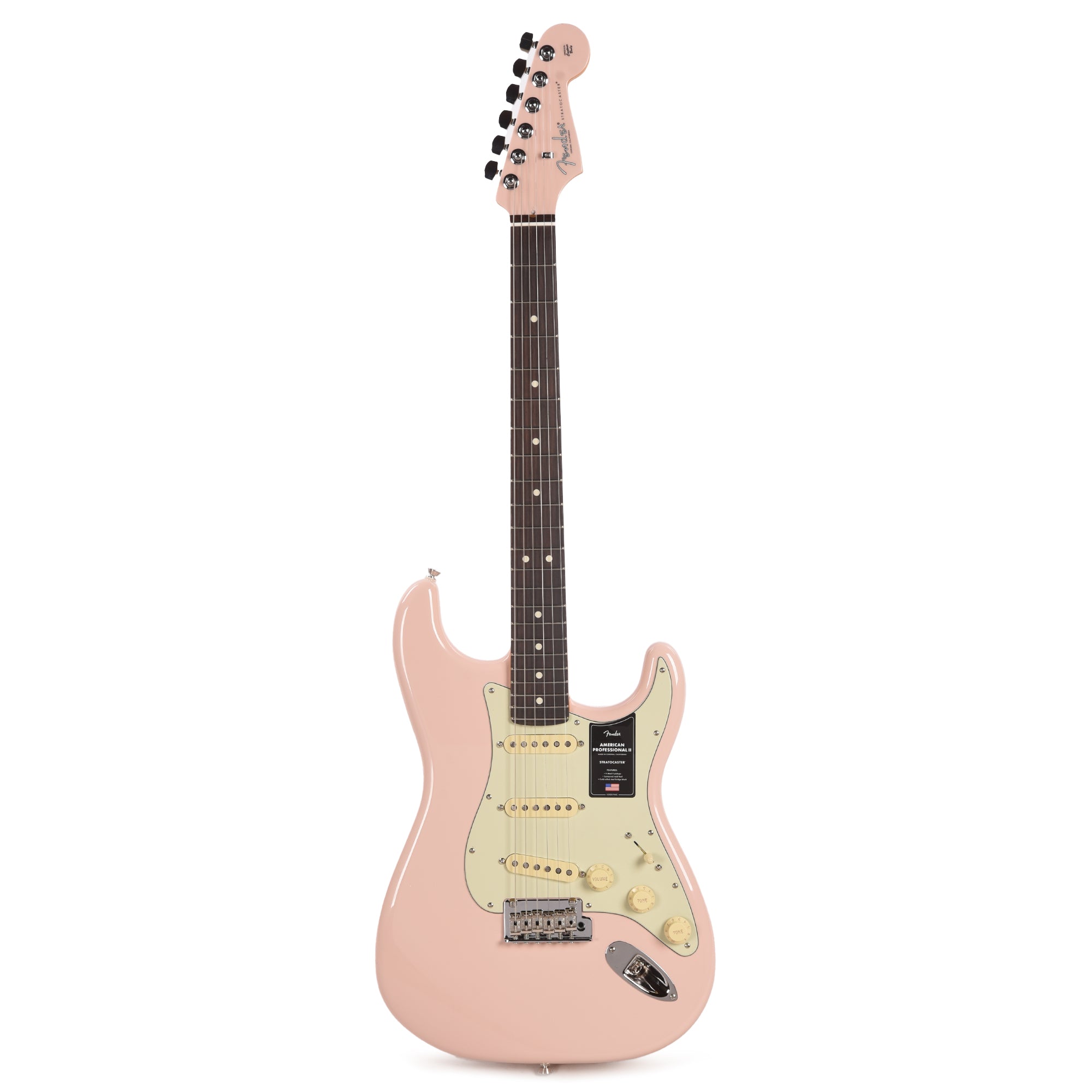 Fender Limited Edition American Professional II Stratocaster Shell Pink w/Matching Headcap Electric Guitars / Solid Body