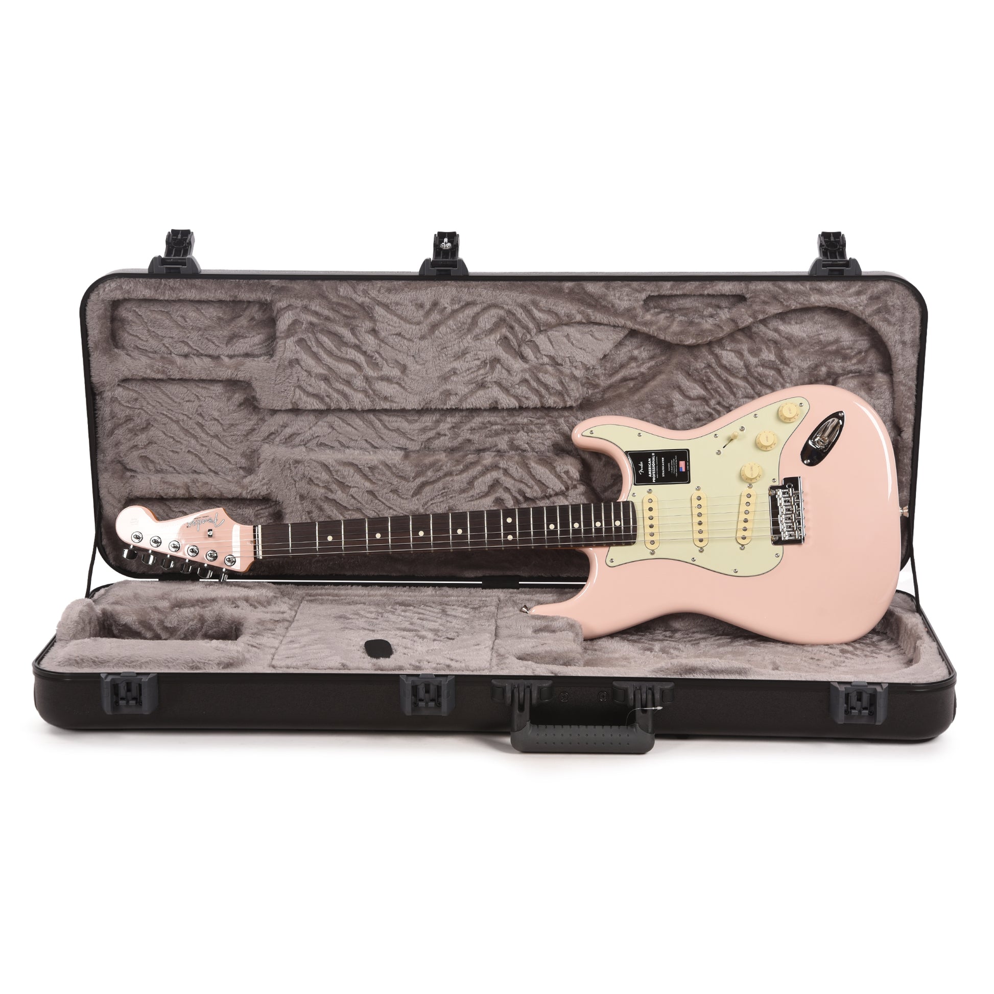 Fender Limited Edition American Professional II Stratocaster Shell Pink w/Matching Headcap Electric Guitars / Solid Body