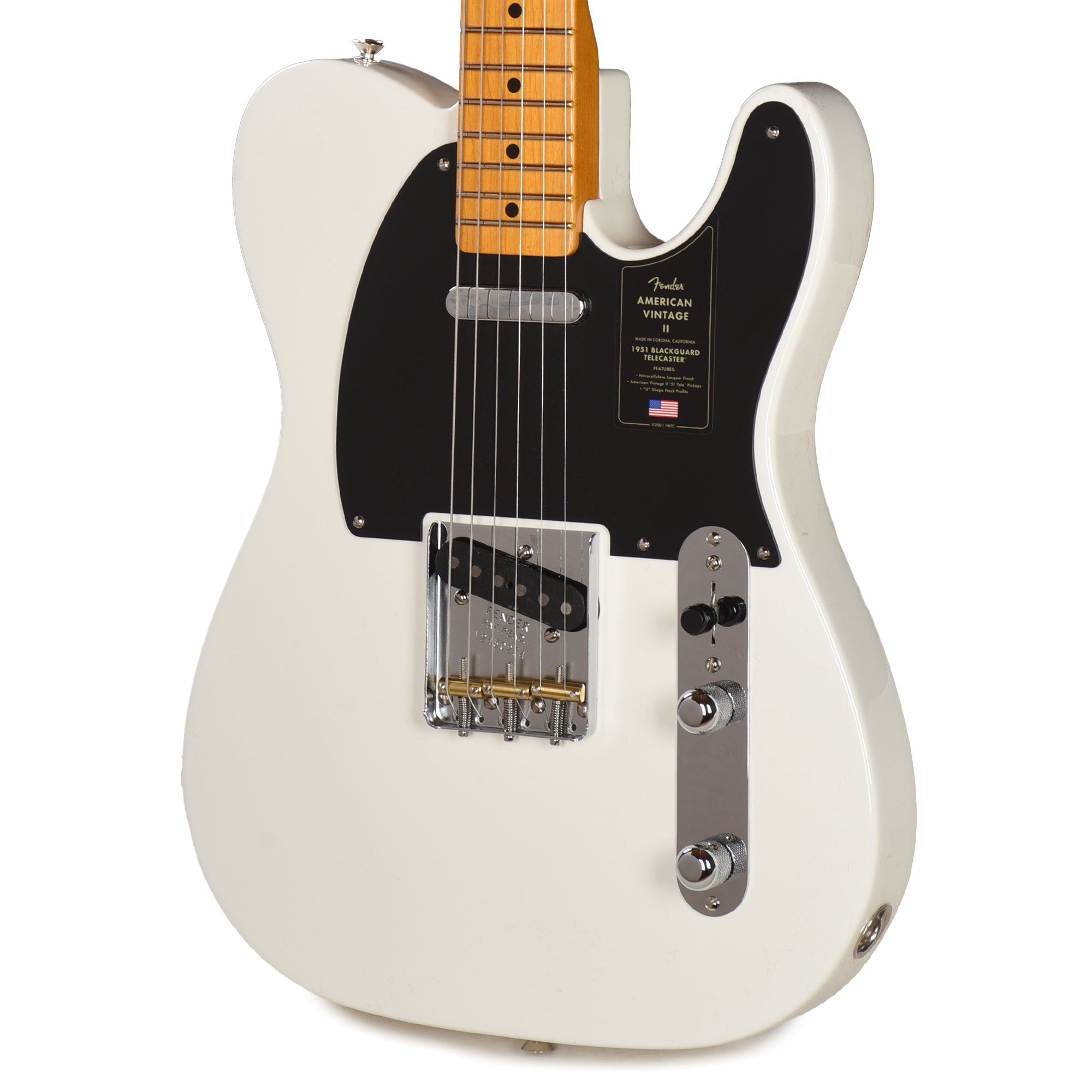 Fender Limited Edition American Vintage II 1951 Telecaster Prototype White Electric Guitars / Solid Body
