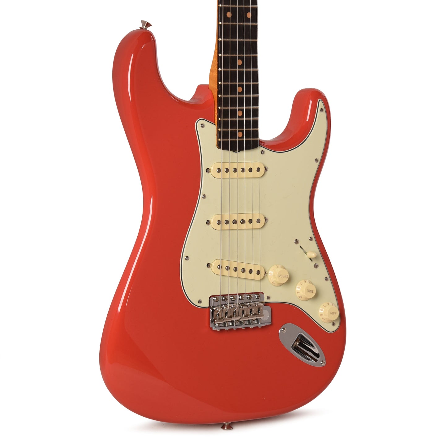 Fender Limited Edition American Vintage II 1961 Stratocaster Fiesta Red w/3A Flame Maple Neck Electric Guitars / Solid Body