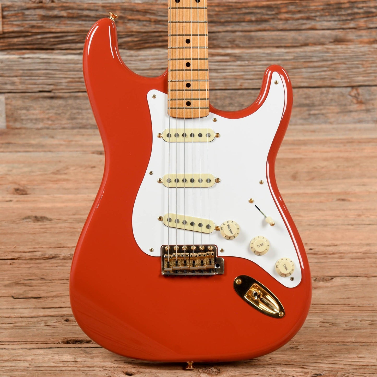 Fender Limited Edition Classic Series 50's Stratocaster Fiesta Red 2017 Electric Guitars / Solid Body