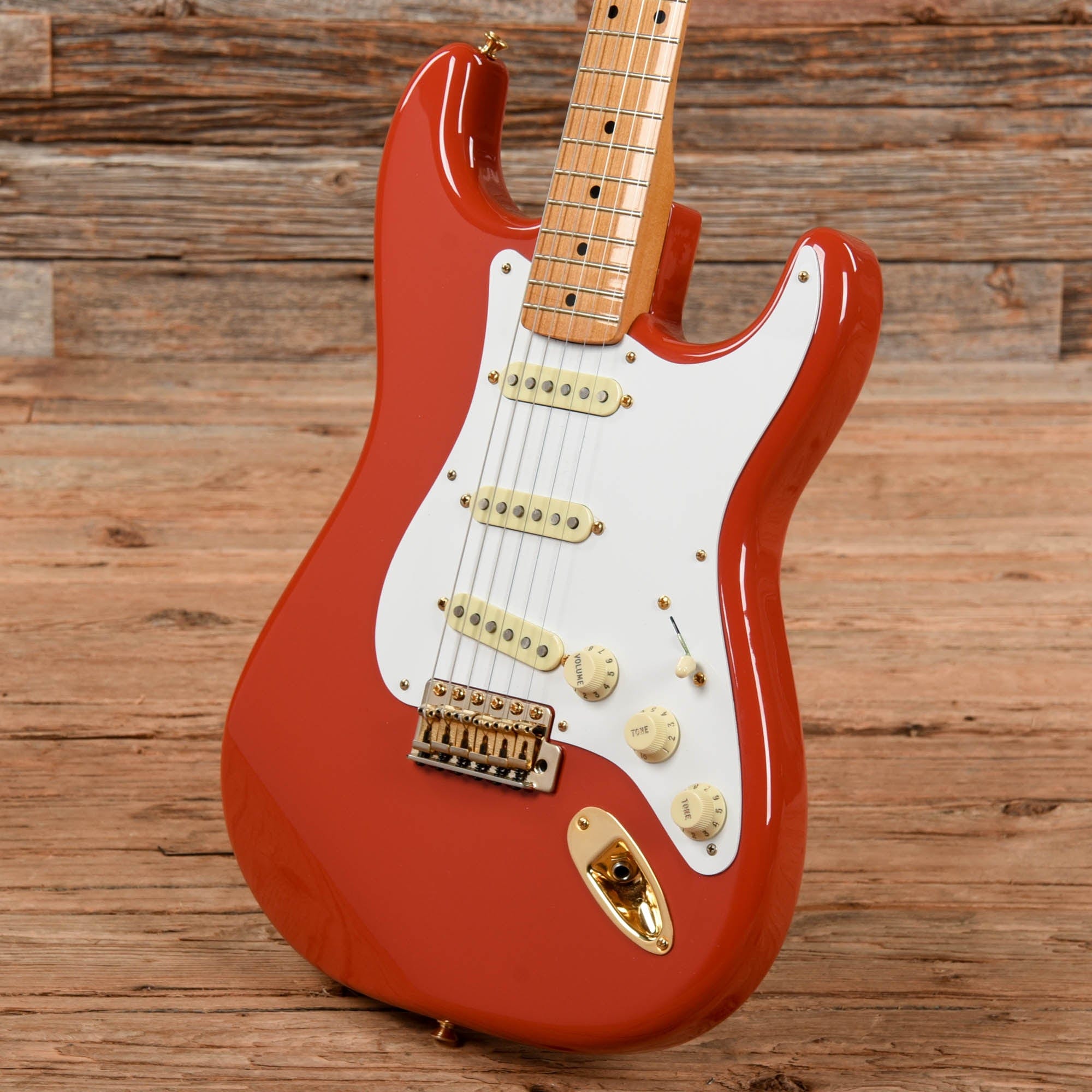 Fender Limited Edition Classic Series 50's Stratocaster Fiesta Red 2017 Electric Guitars / Solid Body