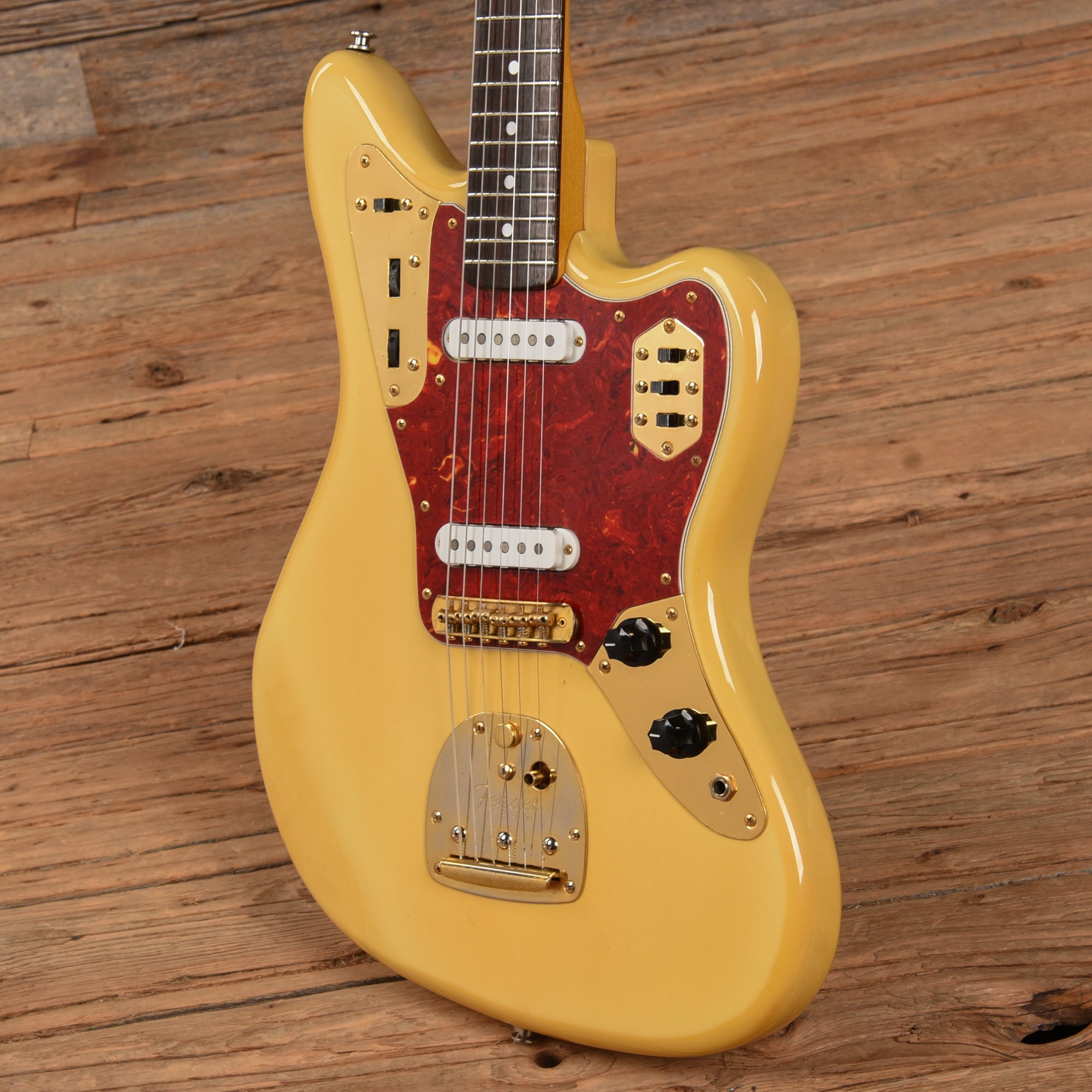 Fender Limited Edition JG66G Jaguar Olympic White Electric Guitars / Solid Body