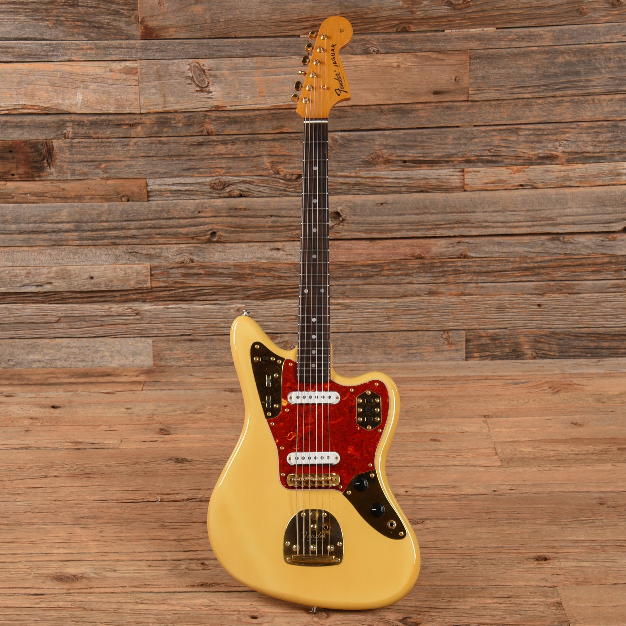 Fender Limited Edition JG66G Jaguar Olympic White Electric Guitars / Solid Body