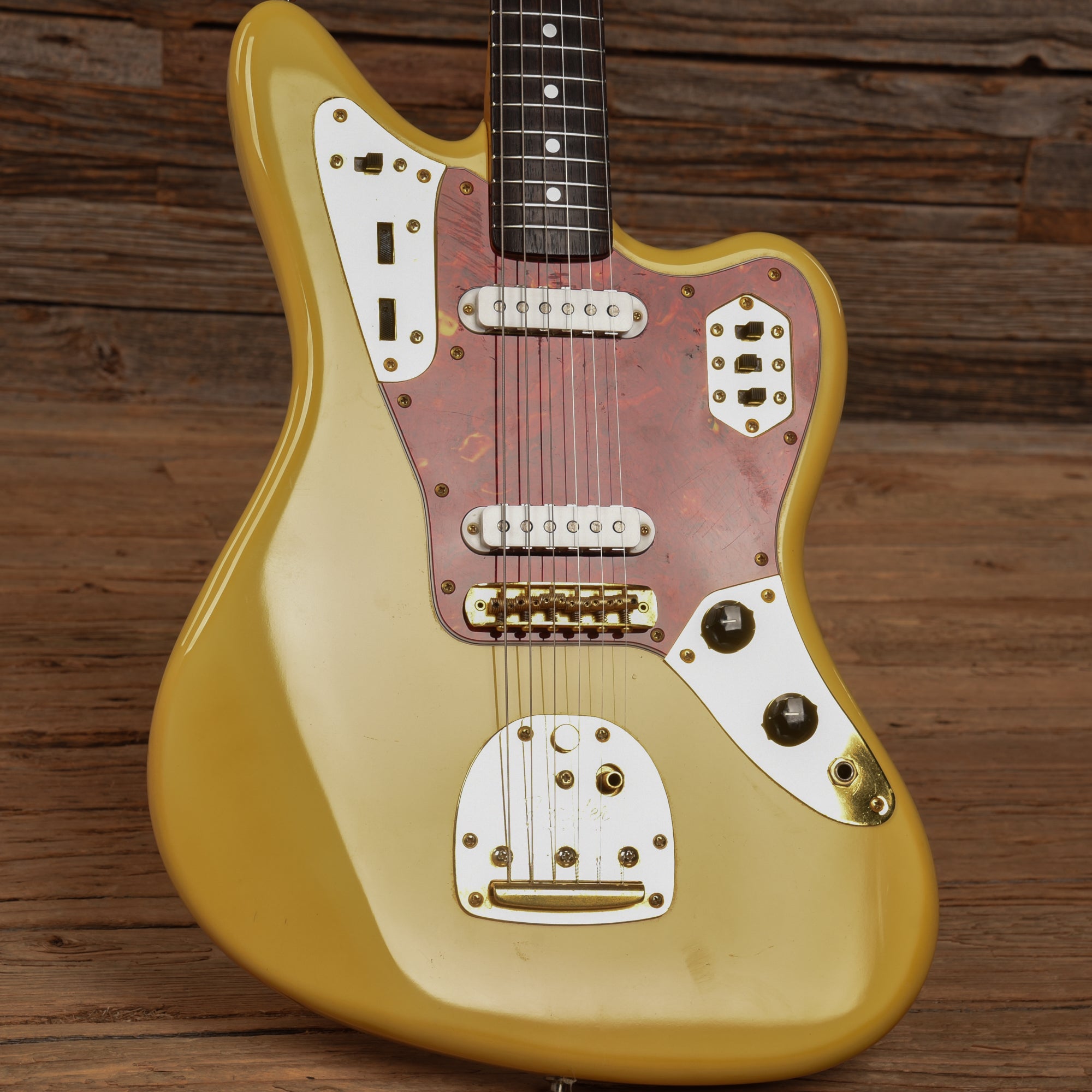 Fender Limited Edition JG66G Jaguar Olympic White Electric Guitars / Solid Body