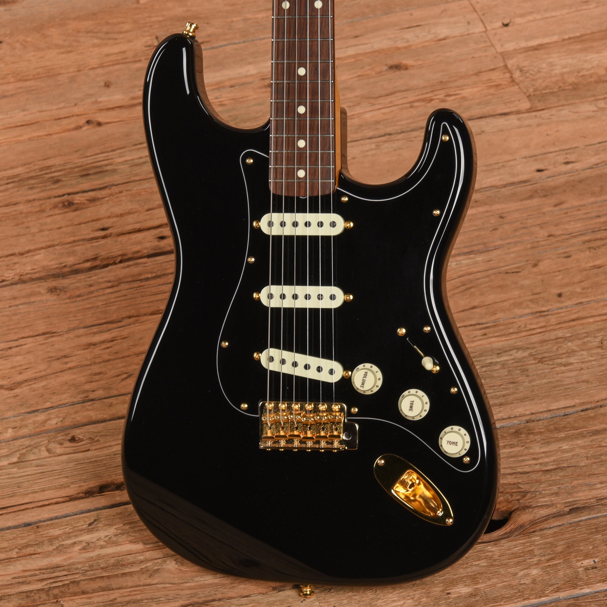 Fender Limited Edition "Midnight" Stratocaster Black 2018 Electric Guitars / Solid Body