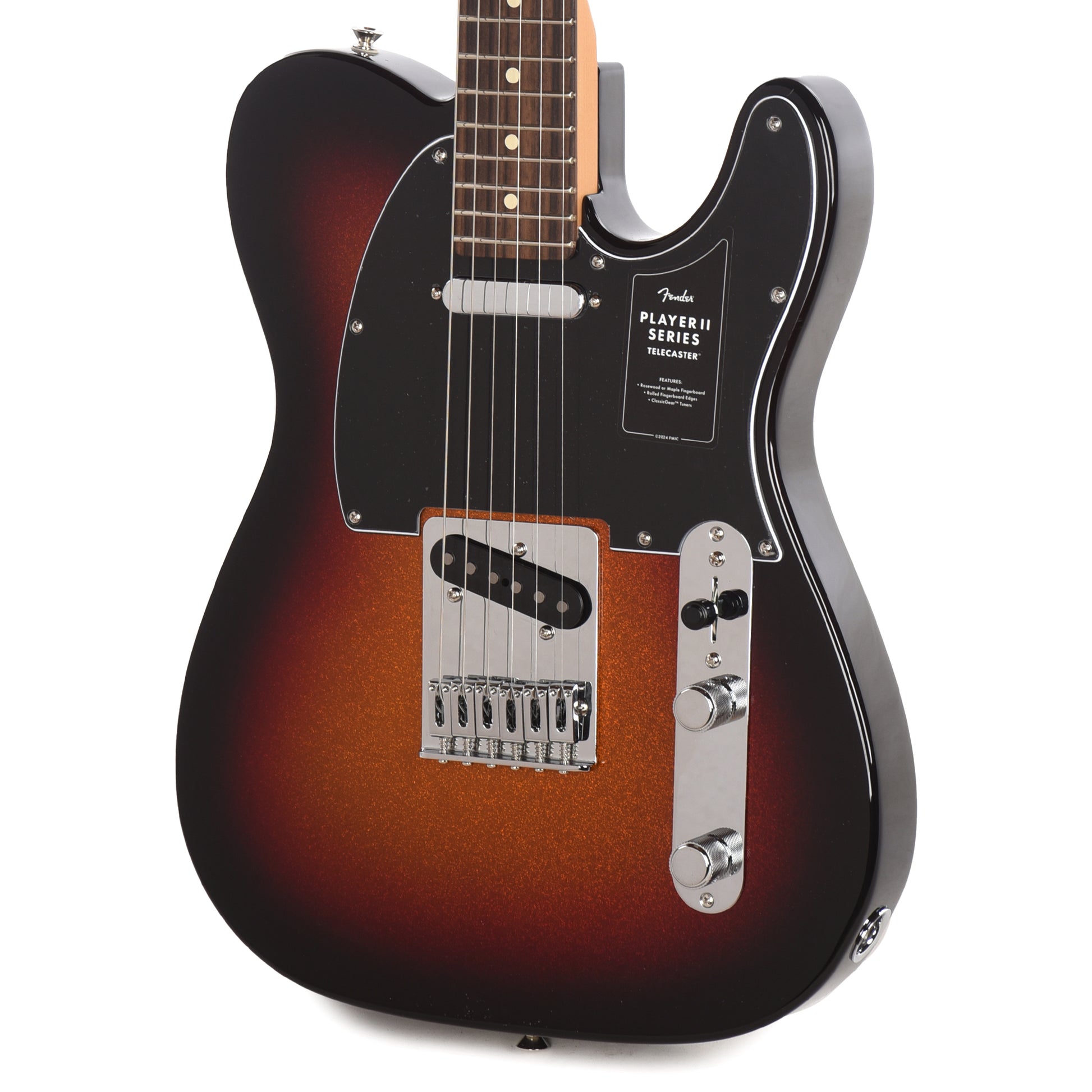 Fender Limited Edition Player II Telecaster Sparkle 3-Color Sunburst Electric Guitars / Solid Body