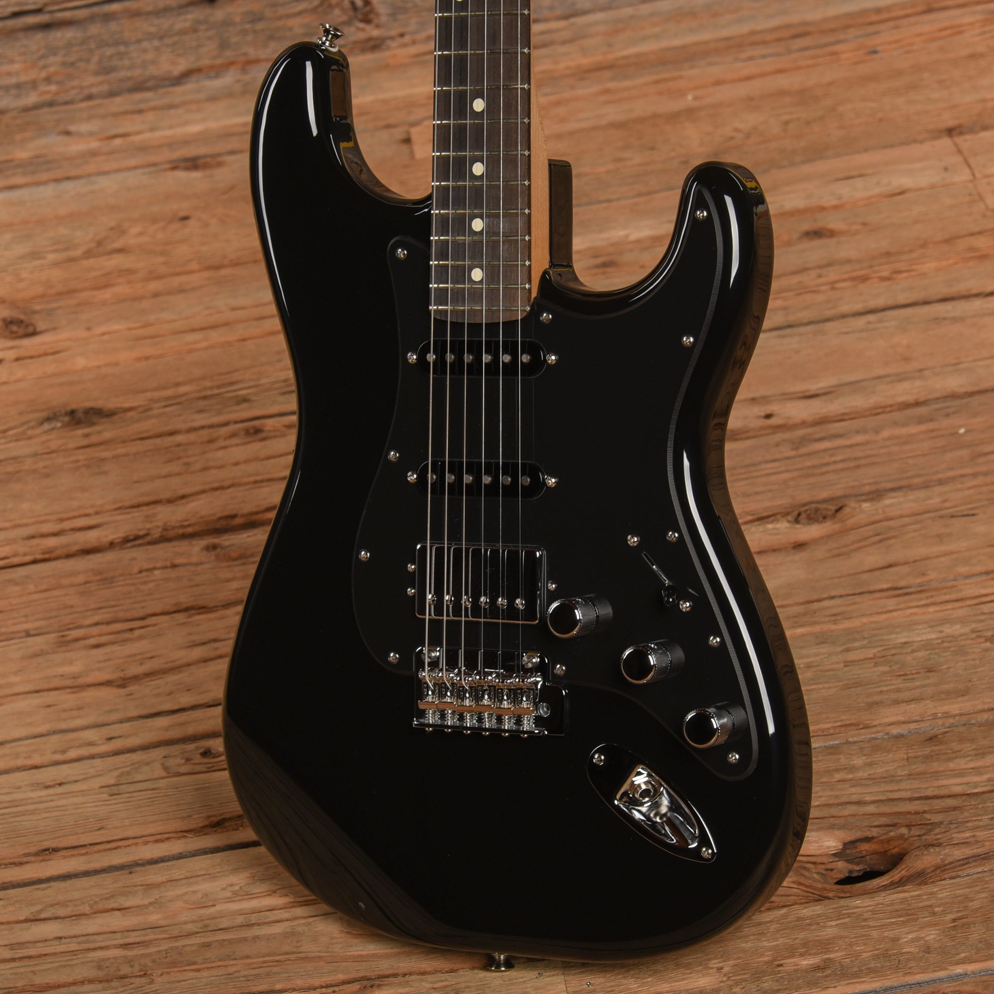 Fender Limited Edition Player Stratocaster HSS Ebony Black 2022 Electric Guitars / Solid Body