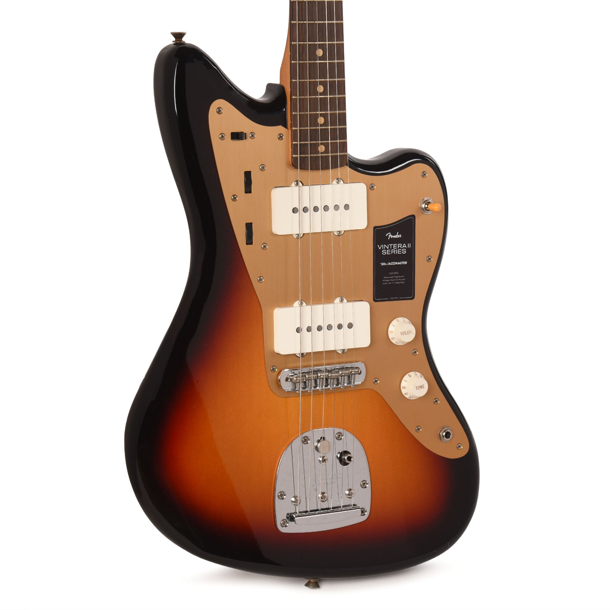 Fender Limited Edition Vintera II Road Worn '50s Jazzmaster 3-Color Sunburst Electric Guitars / Solid Body