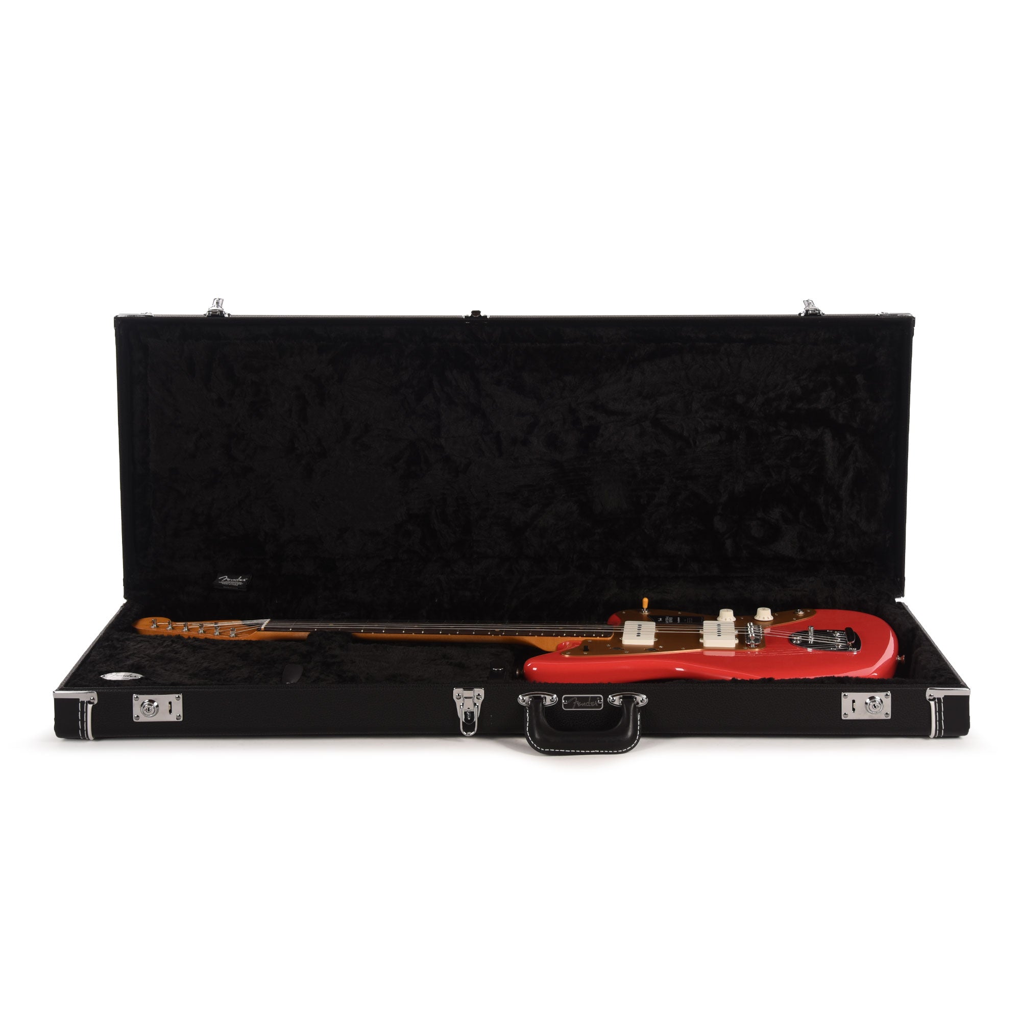 Fender Limited Edition Vintera II Road Worn '50s Jazzmaster Fiesta Red Electric Guitars / Solid Body