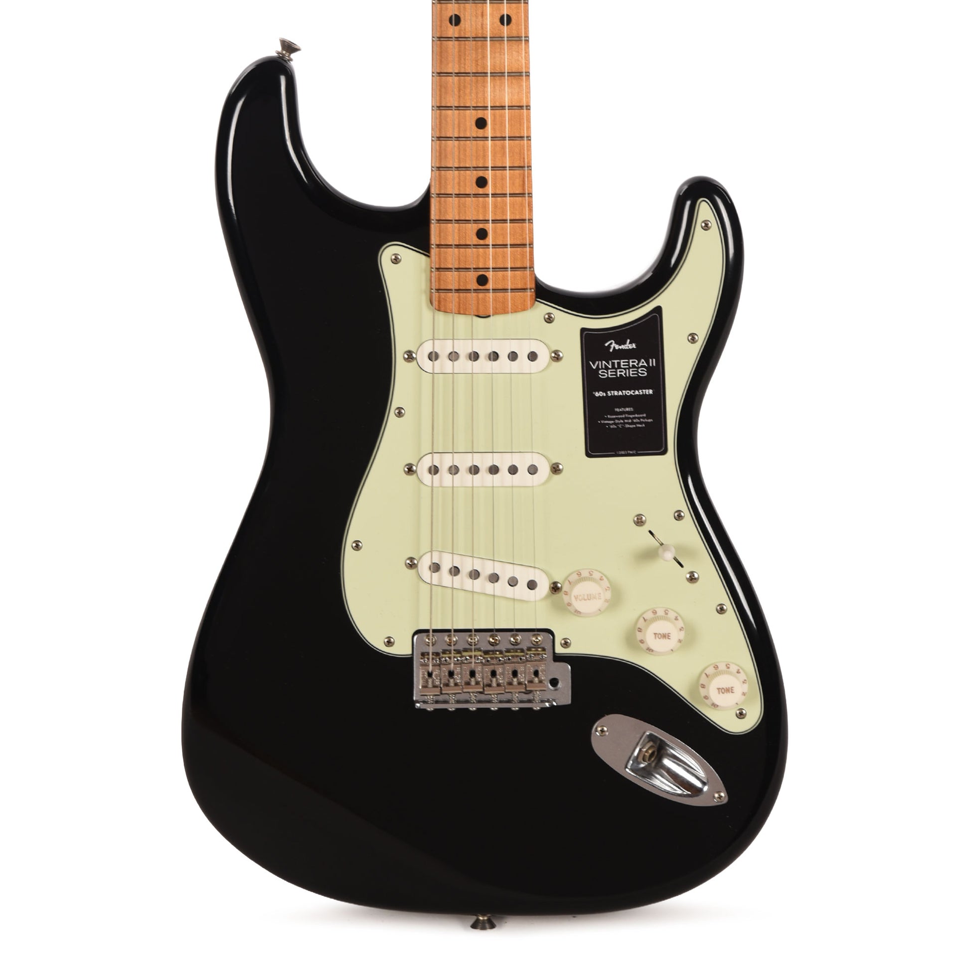 Fender Limited Edition Vintera II Road Worn '60s Stratocaster Black Electric Guitars / Solid Body