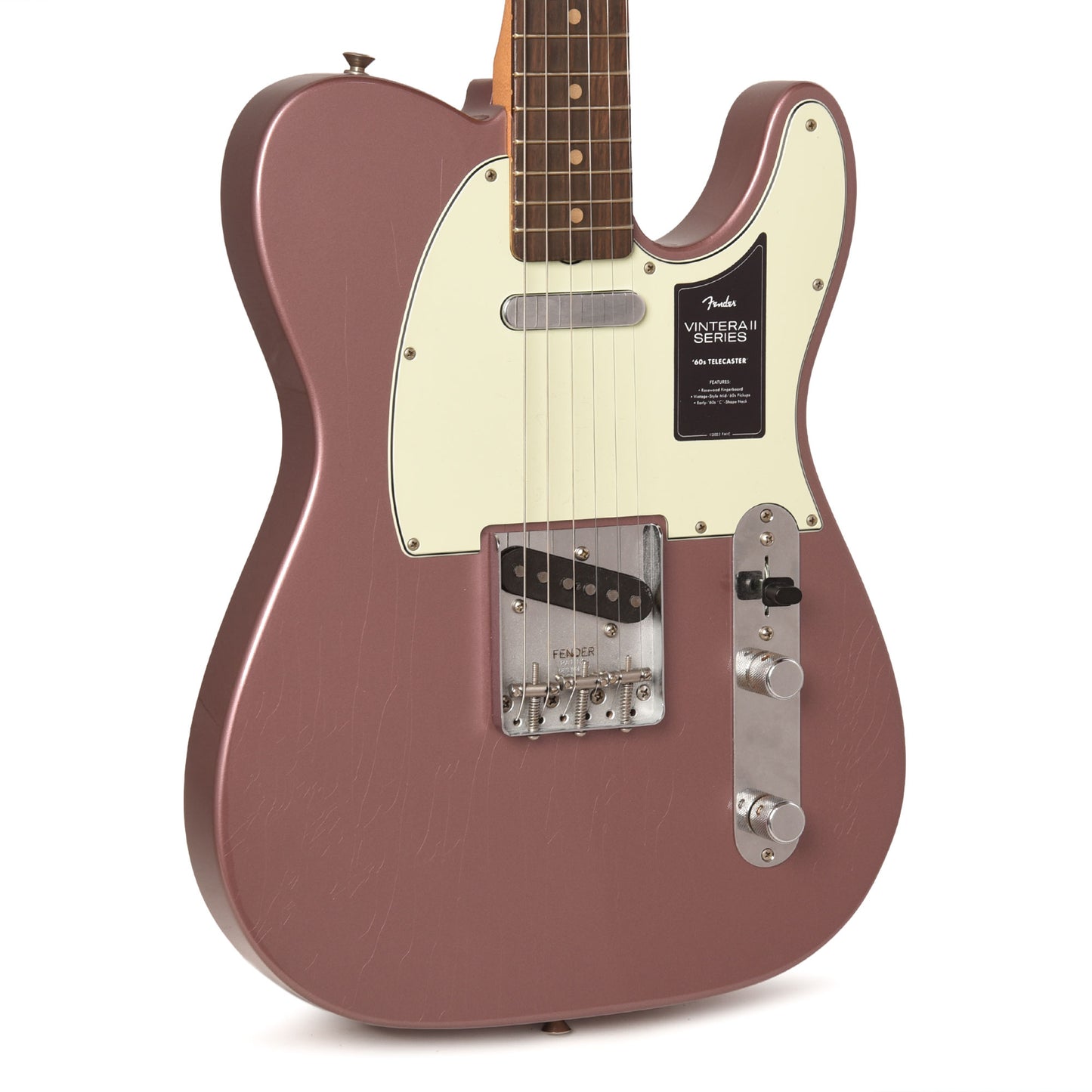 Fender Limited Edition Vintera II Road Worn '60s Telecaster Burgundy Mist Metallic Electric Guitars / Solid Body