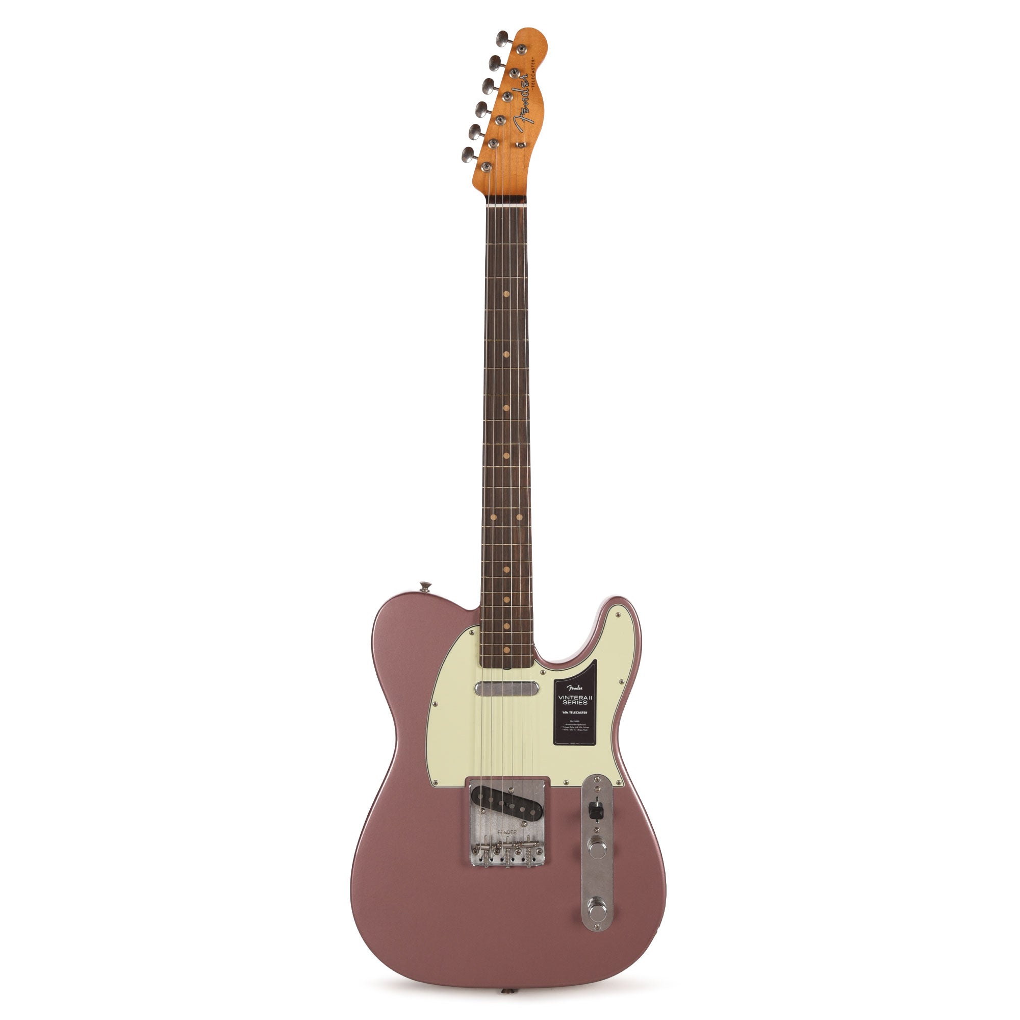 Fender Limited Edition Vintera II Road Worn '60s Telecaster Burgundy Mist Metallic Electric Guitars / Solid Body