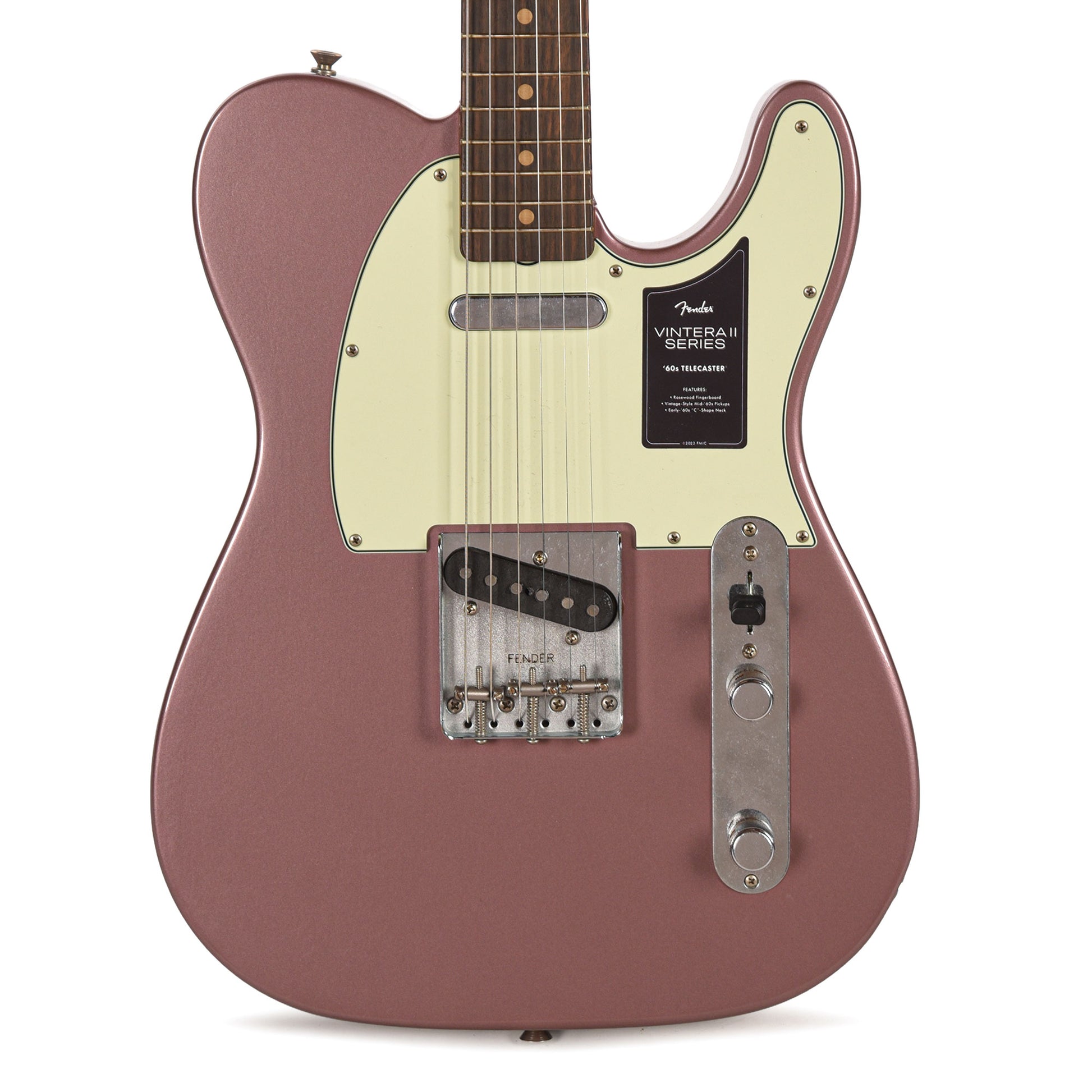 Fender Limited Edition Vintera II Road Worn '60s Telecaster Burgundy Mist Metallic Electric Guitars / Solid Body