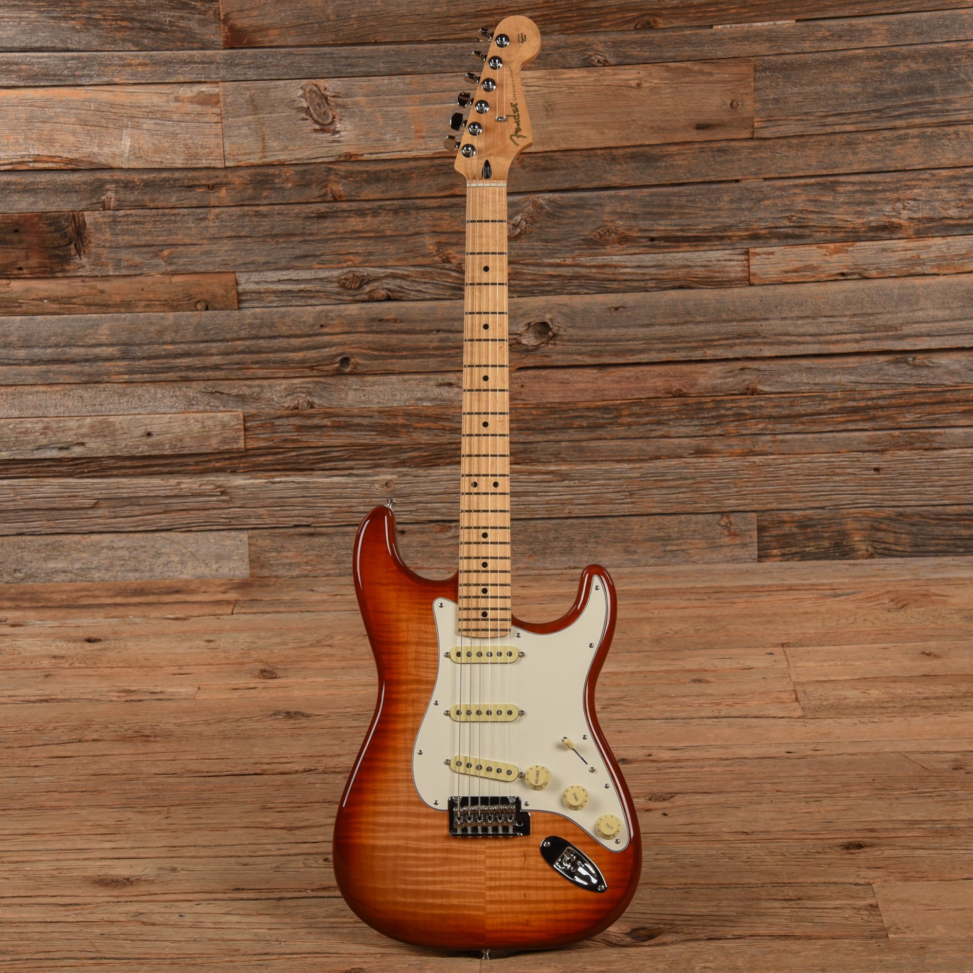 Fender Limited Player Stratocaster Plus Top Sienna Sunburst 2020 Electric Guitars / Solid Body