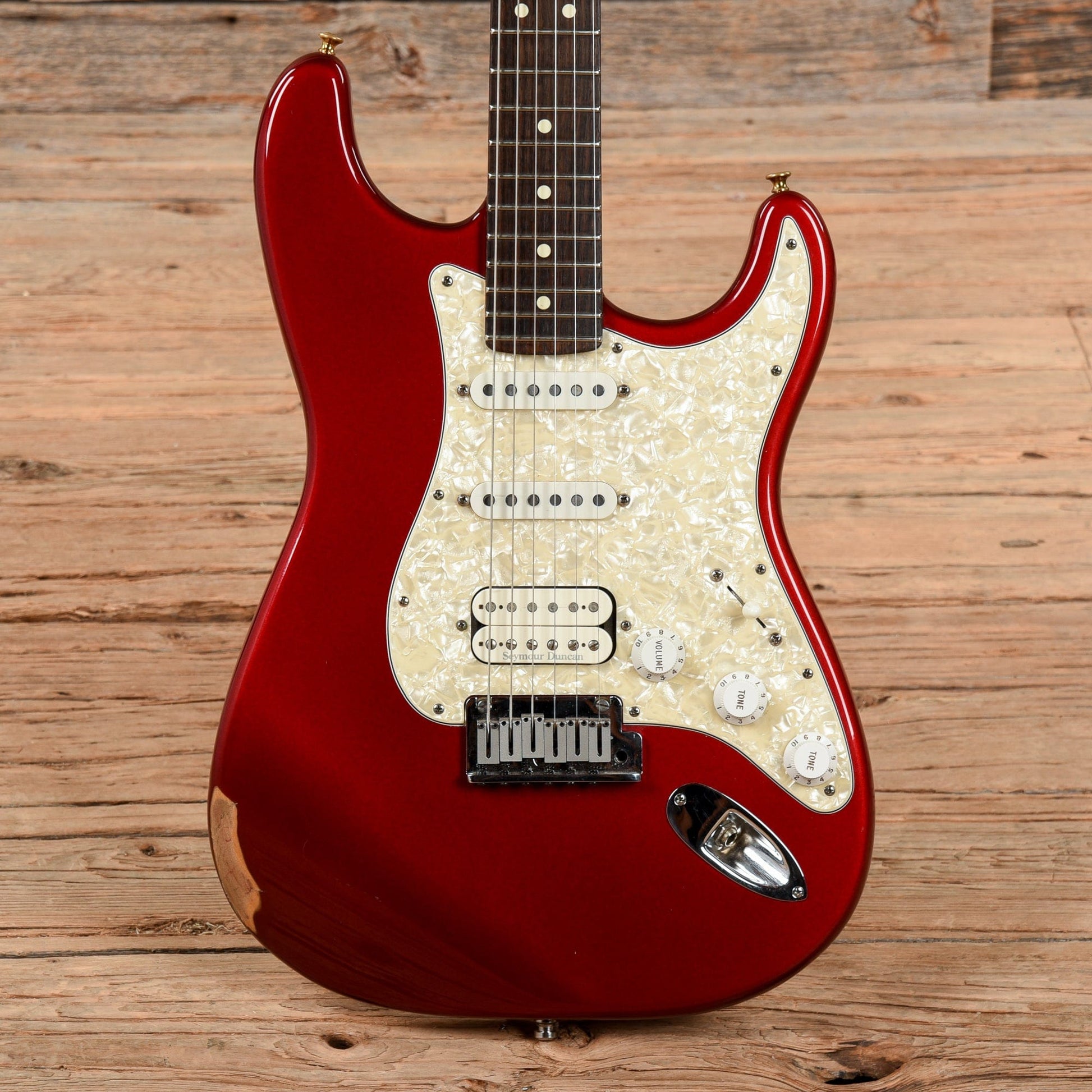 Fender Lone Star Stratocaster Red 1997 Electric Guitars / Solid Body