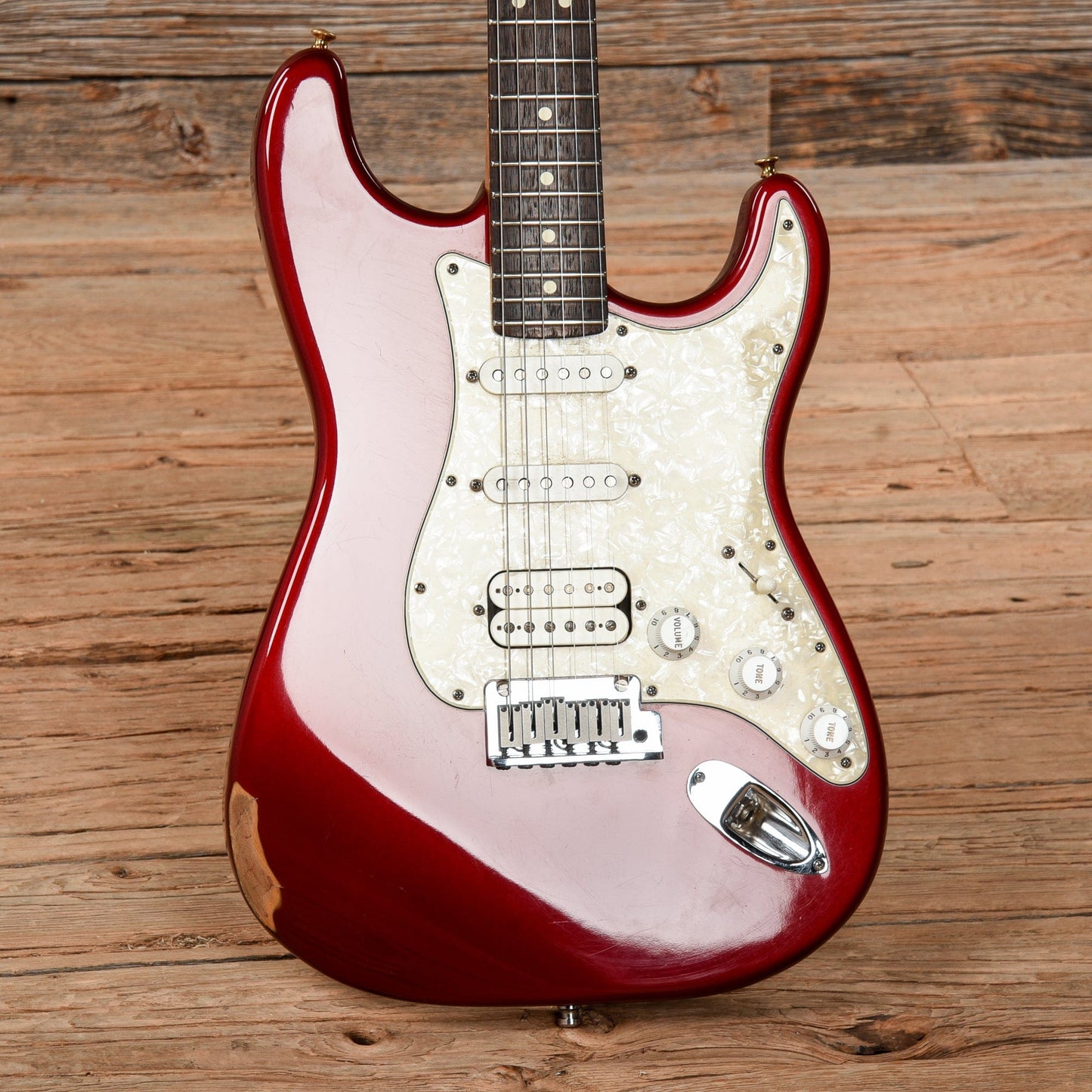 Fender Lone Star Stratocaster Red 1997 Electric Guitars / Solid Body