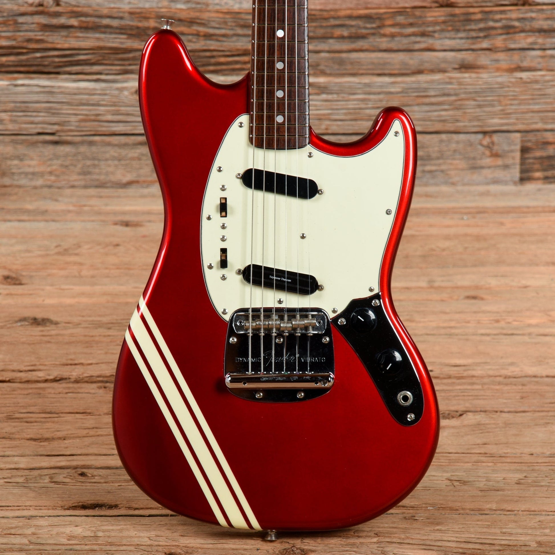 Fender MG-73 Mustang Reissue Competition Red Electric Guitars / Solid Body