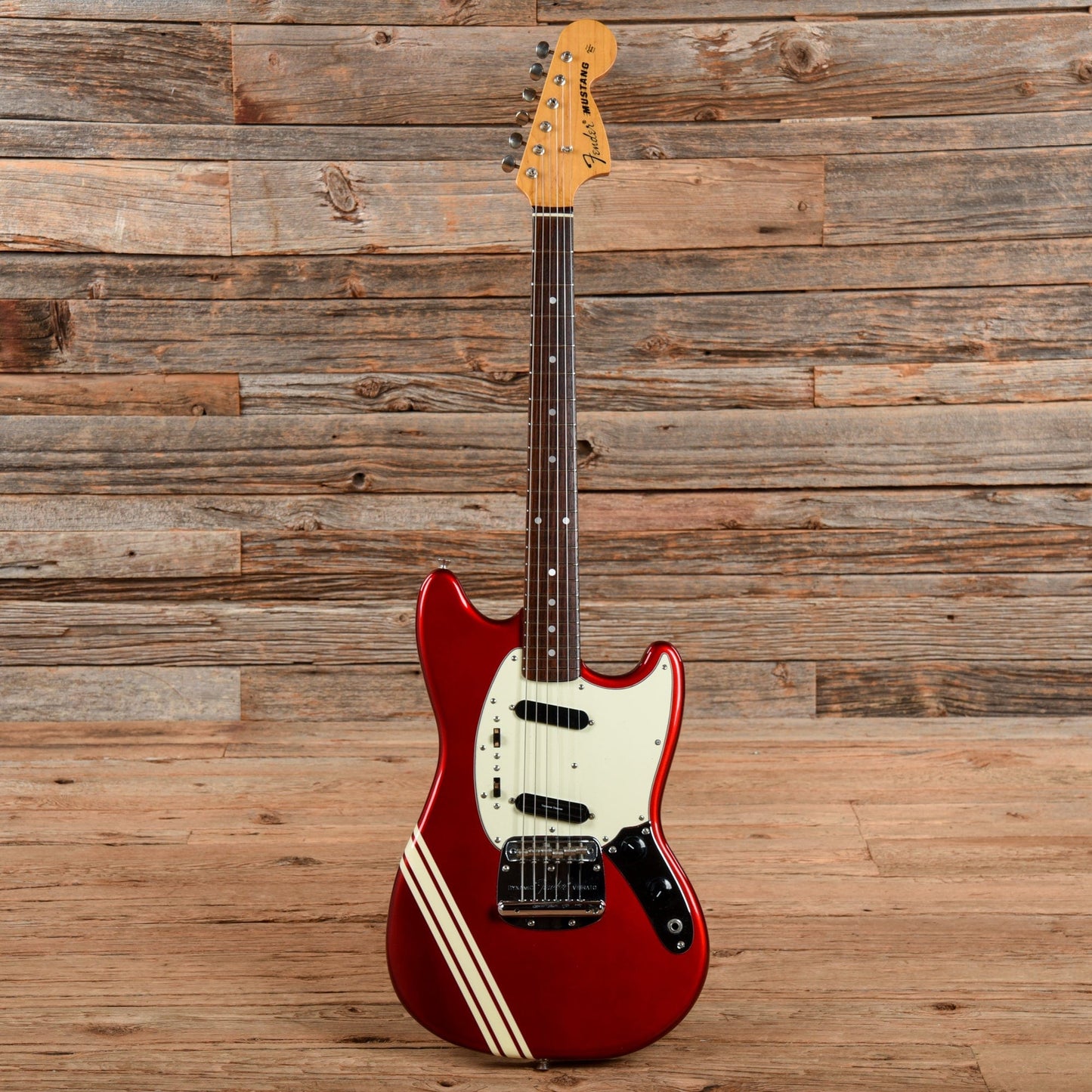 Fender MG-73 Mustang Reissue Competition Red Electric Guitars / Solid Body