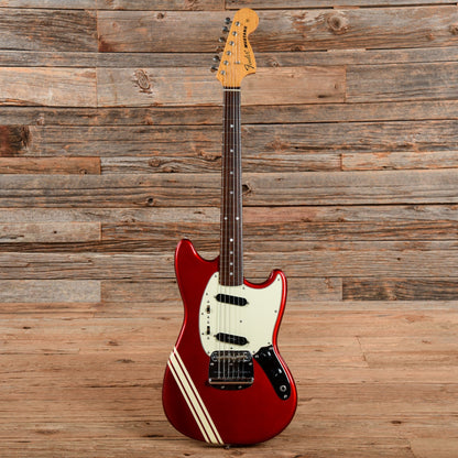 Fender MG-73 Mustang Reissue Competition Red Electric Guitars / Solid Body