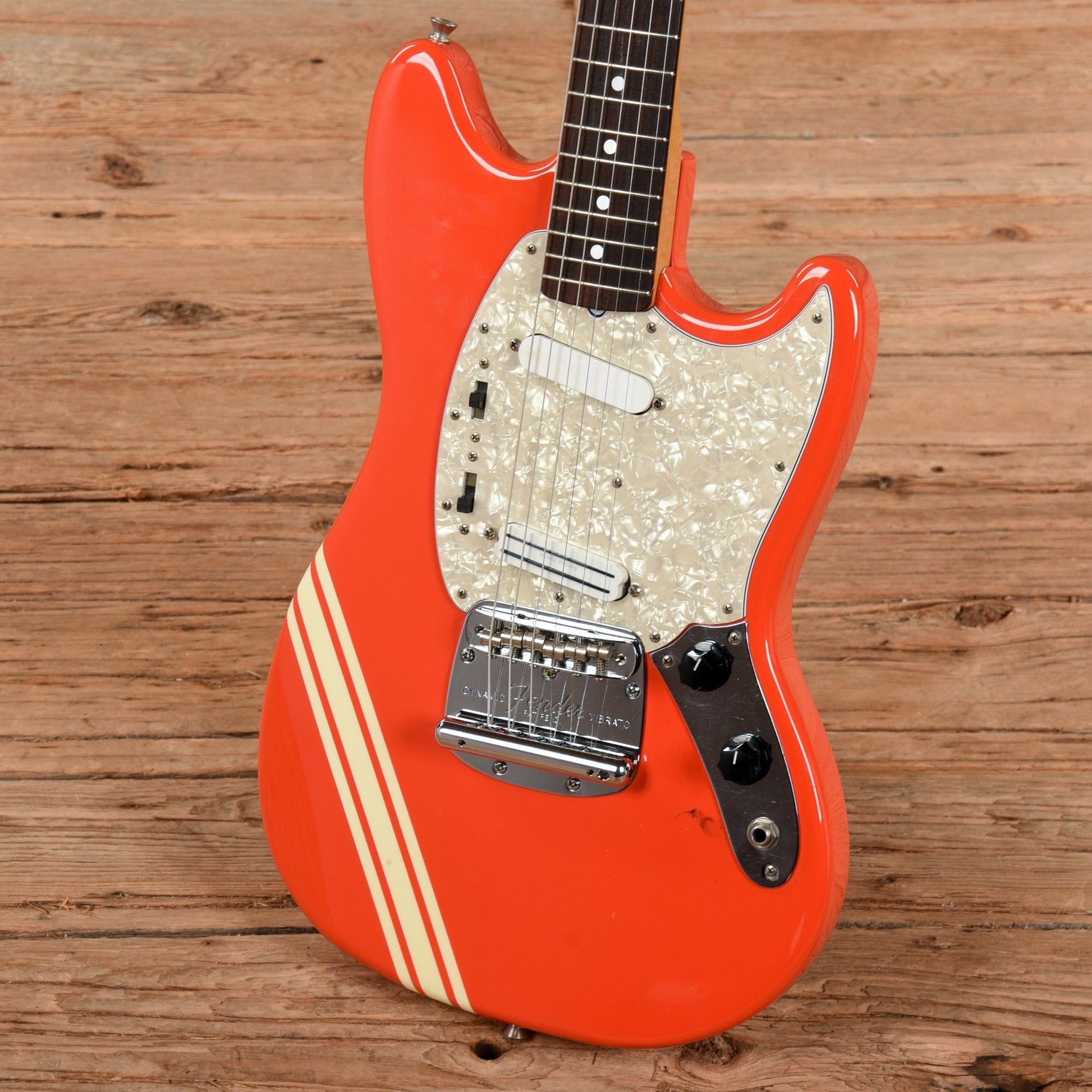 Fender MG-73 Mustang Reissue Fiesta Red 2000 Electric Guitars / Solid Body