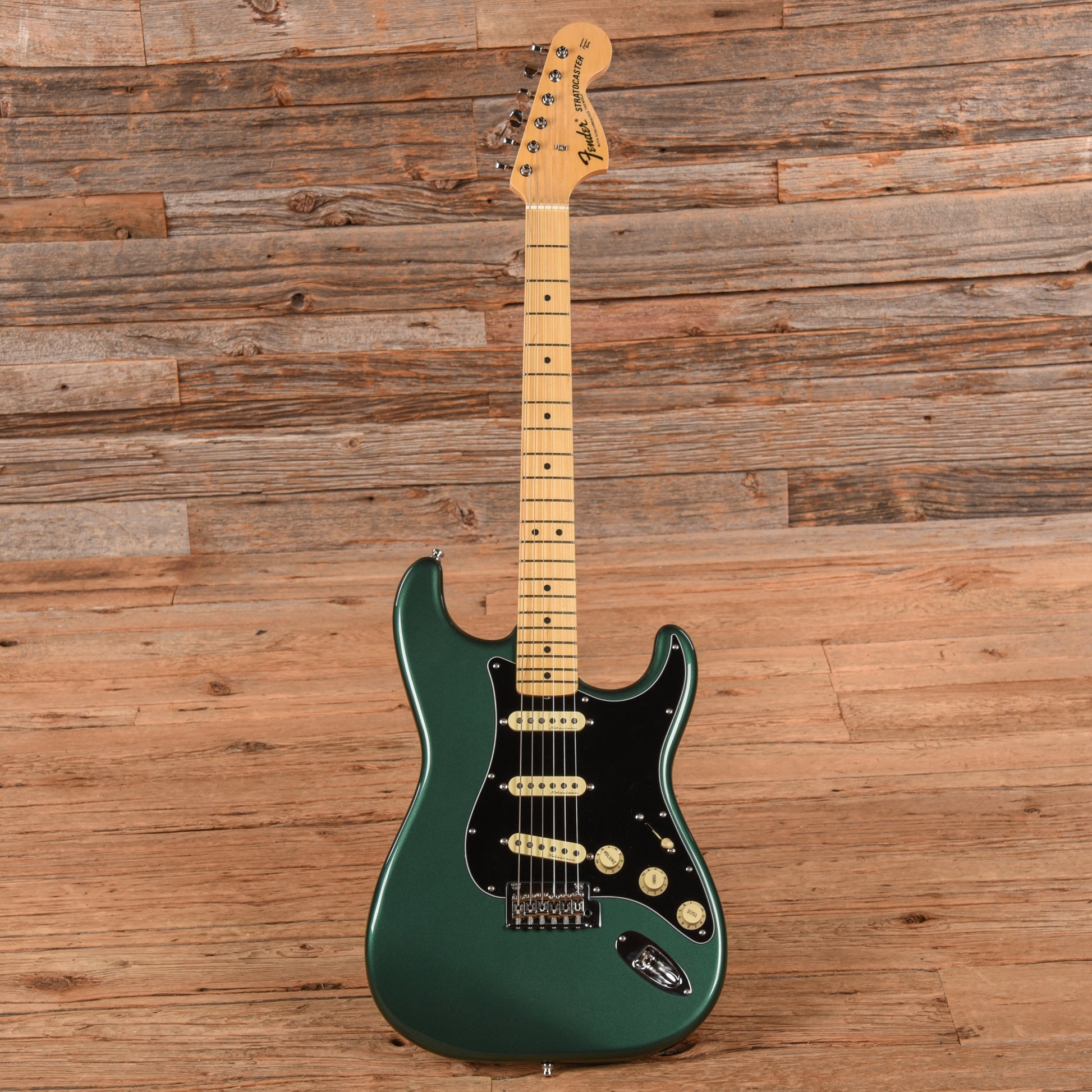 Fender MIJ Hybrid '68 Stratocaster Sherwood Green Metallic 2019 Electric Guitars / Solid Body
