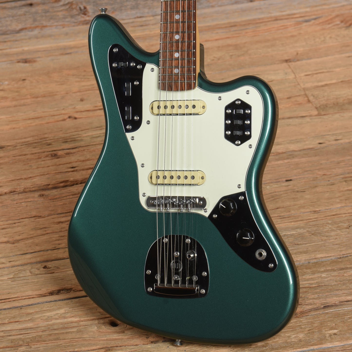 Fender MIJ Hybrid Jaguar Sherwood Green 2018 Electric Guitars / Solid Body