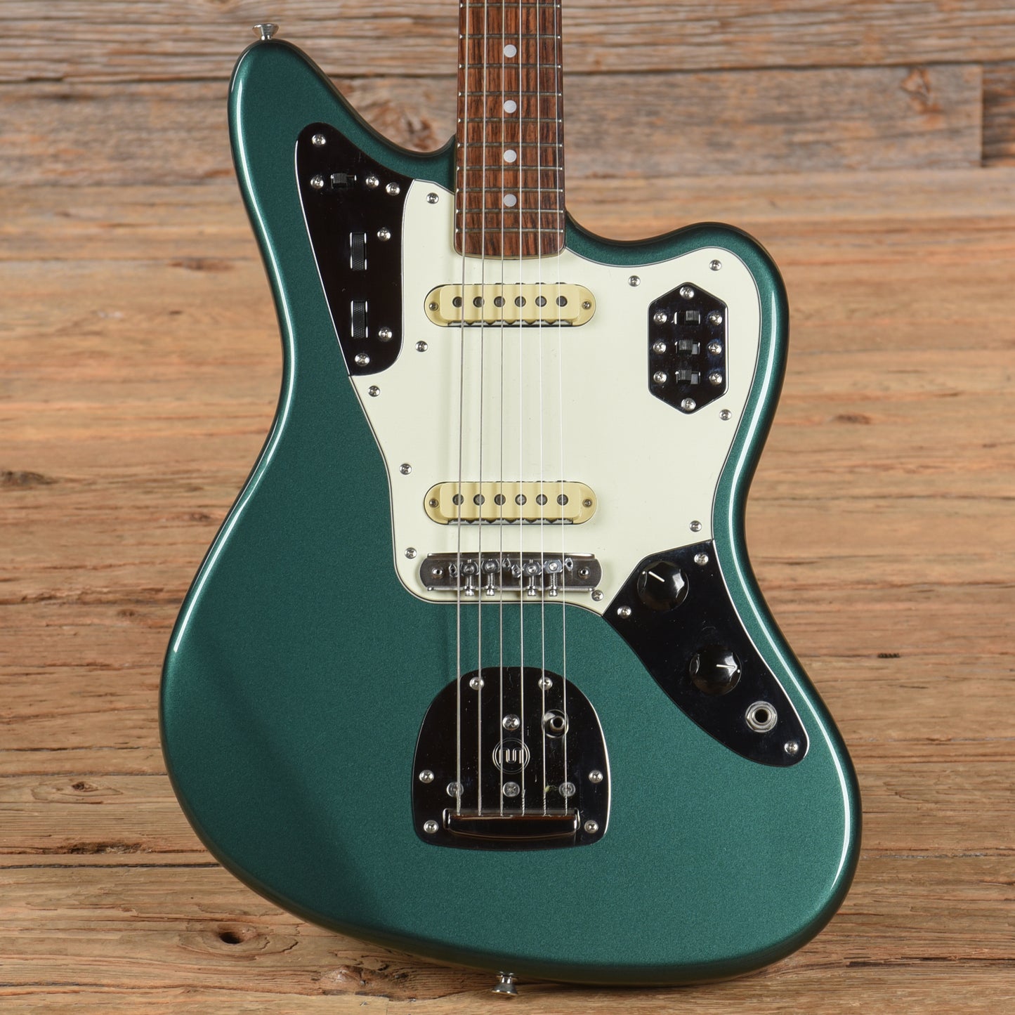 Fender MIJ Hybrid Jaguar Sherwood Green 2018 Electric Guitars / Solid Body