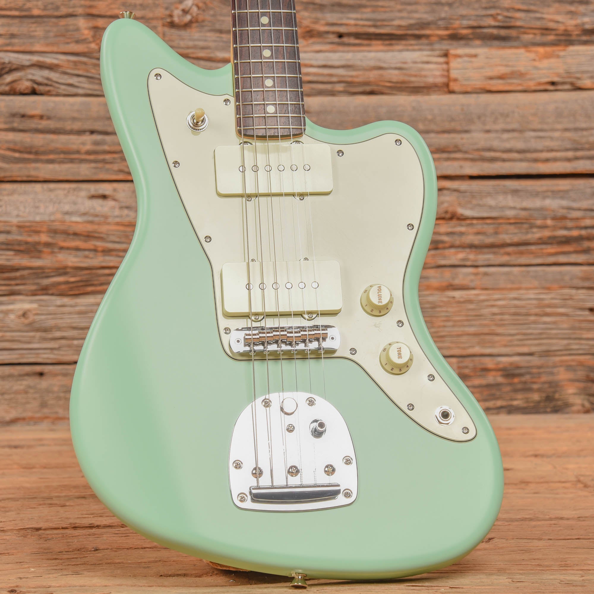 Fender MIJ Junior Collection Jazzmaster Satin Surf Green 2022 Electric Guitars / Solid Body