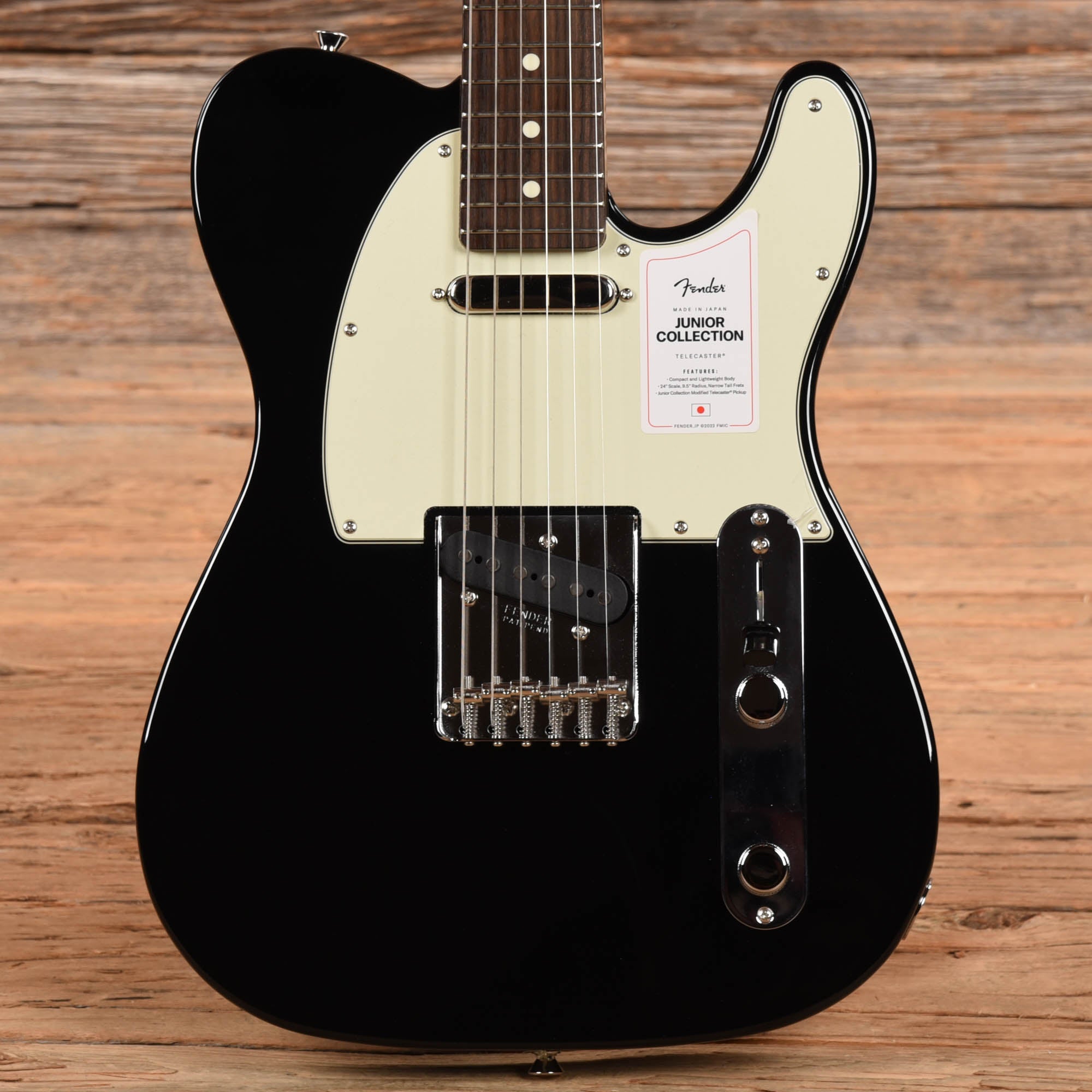 Fender MIJ Junior Collection Telecaster Black 2022 Electric Guitars / Solid Body