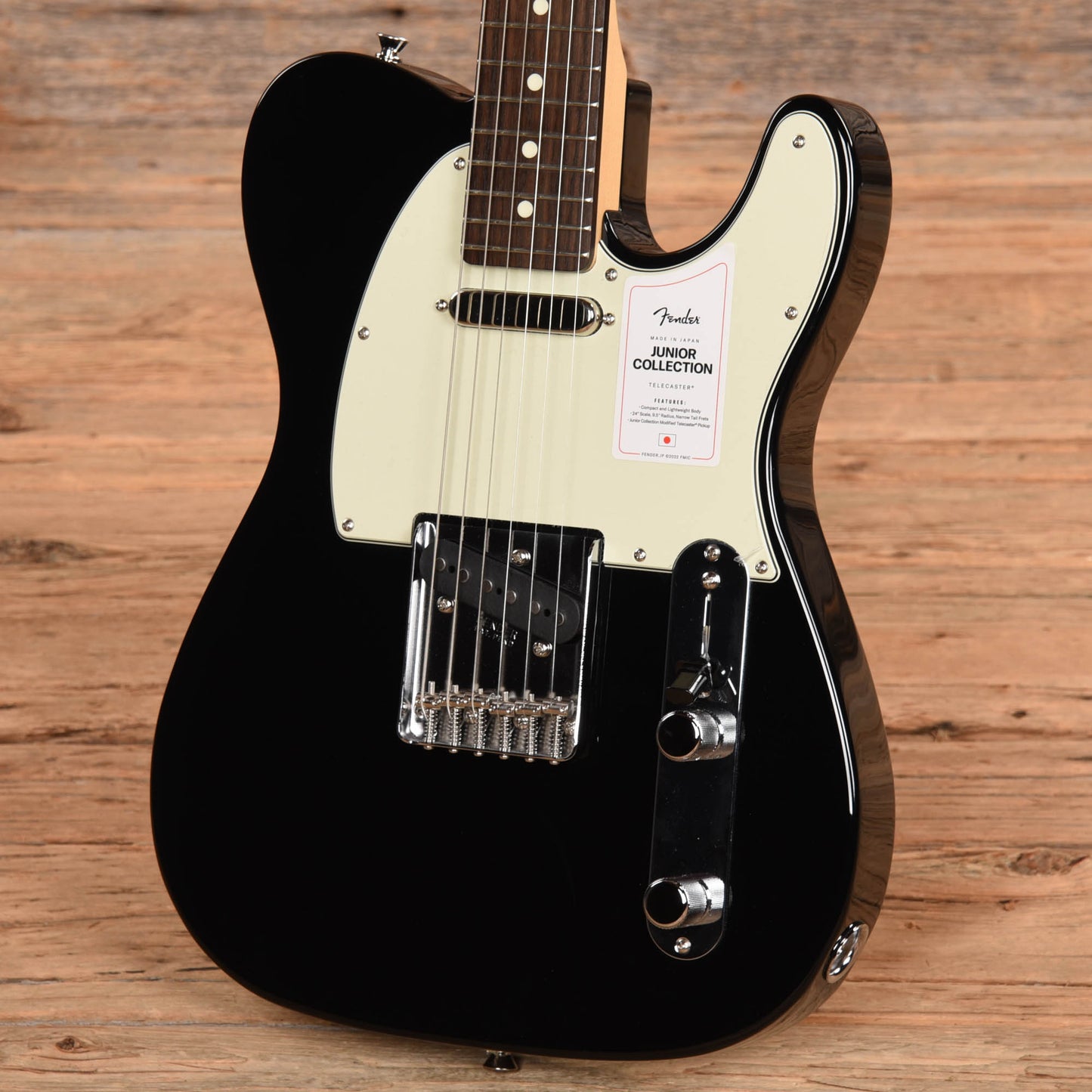 Fender MIJ Junior Collection Telecaster Black 2022 Electric Guitars / Solid Body