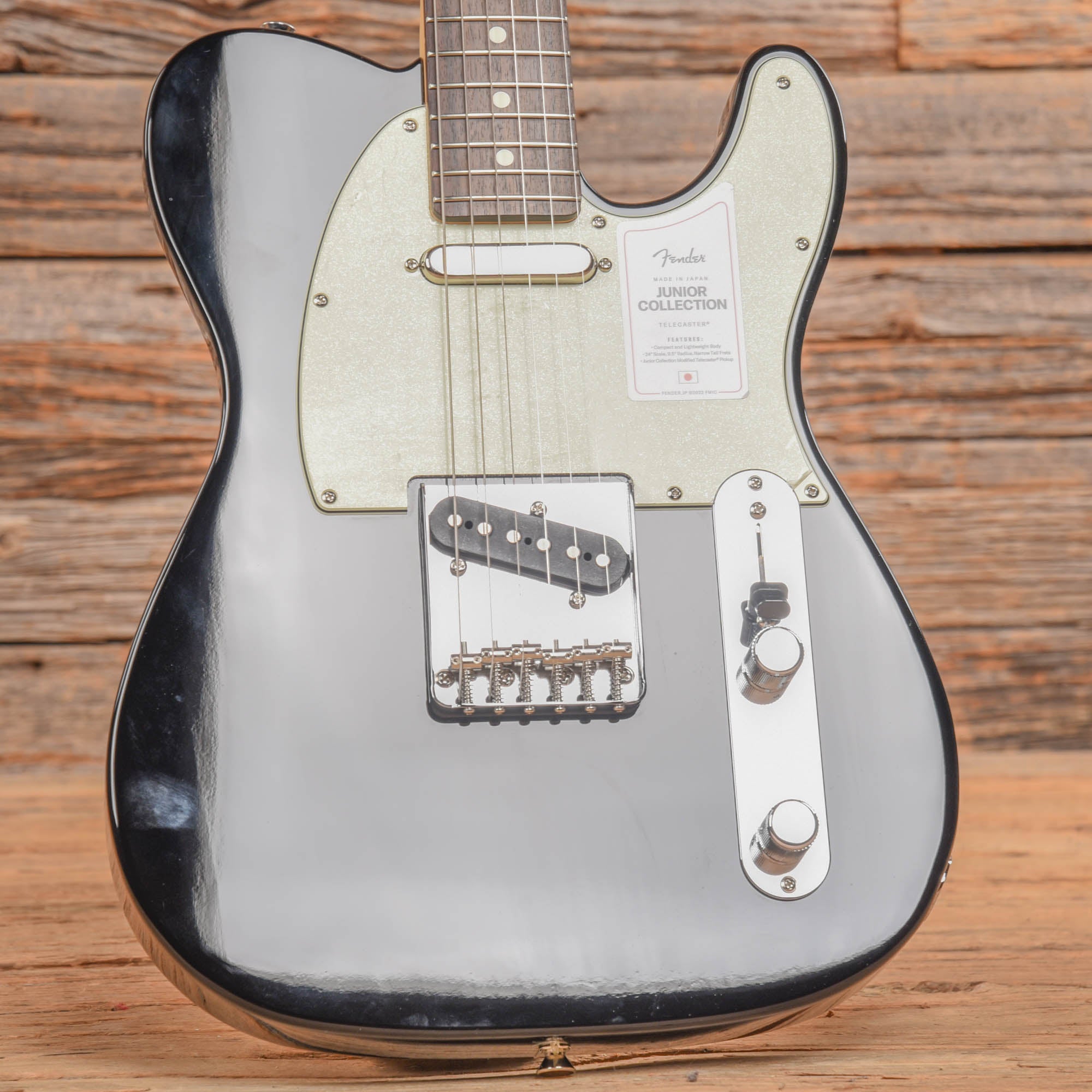 Fender MIJ Junior Collection Telecaster Black 2022 Electric Guitars / Solid Body