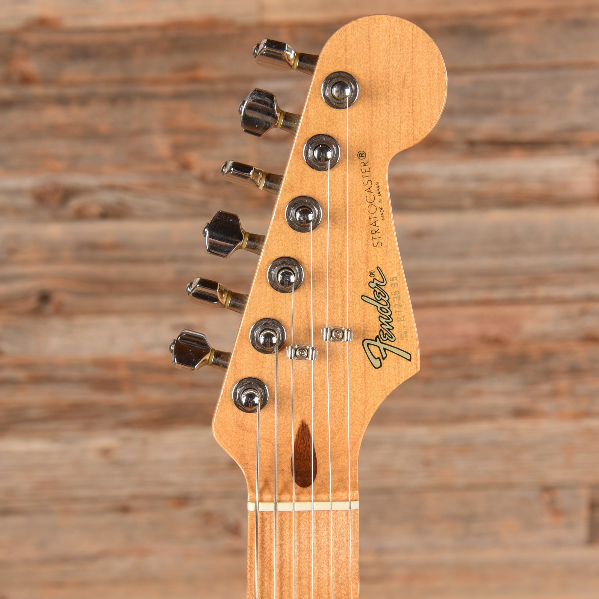 Fender MIJ Standard Stratocaster Black 1980s Electric Guitars / Solid Body